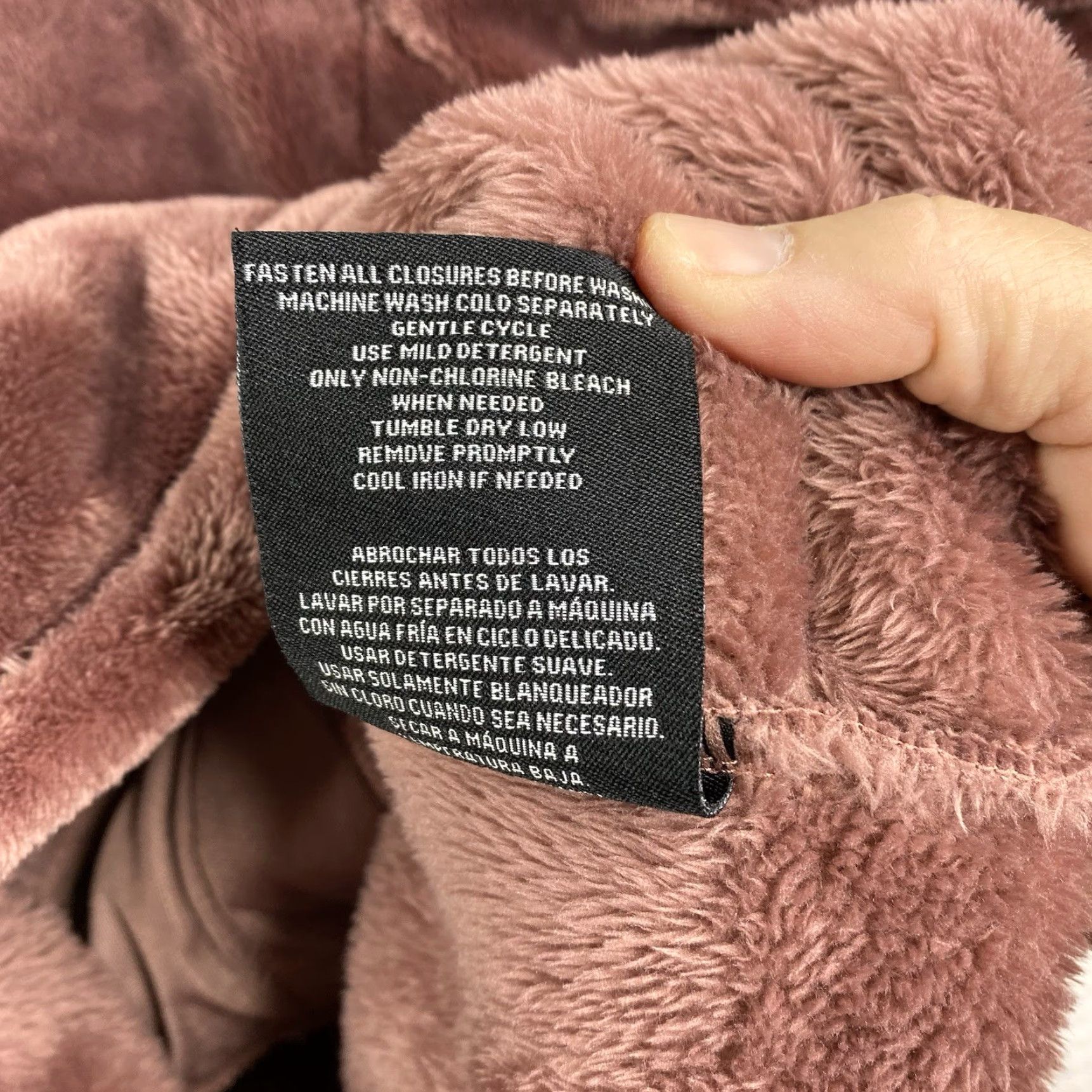 Vintage VINTAGE 32 Degrees Womens Jacket 2X Plush Fleece Full Zip Dusty Plum Purple 32 Degrees Size XXL / US 16-18 / IT 52-54 - 7 Thumbnail