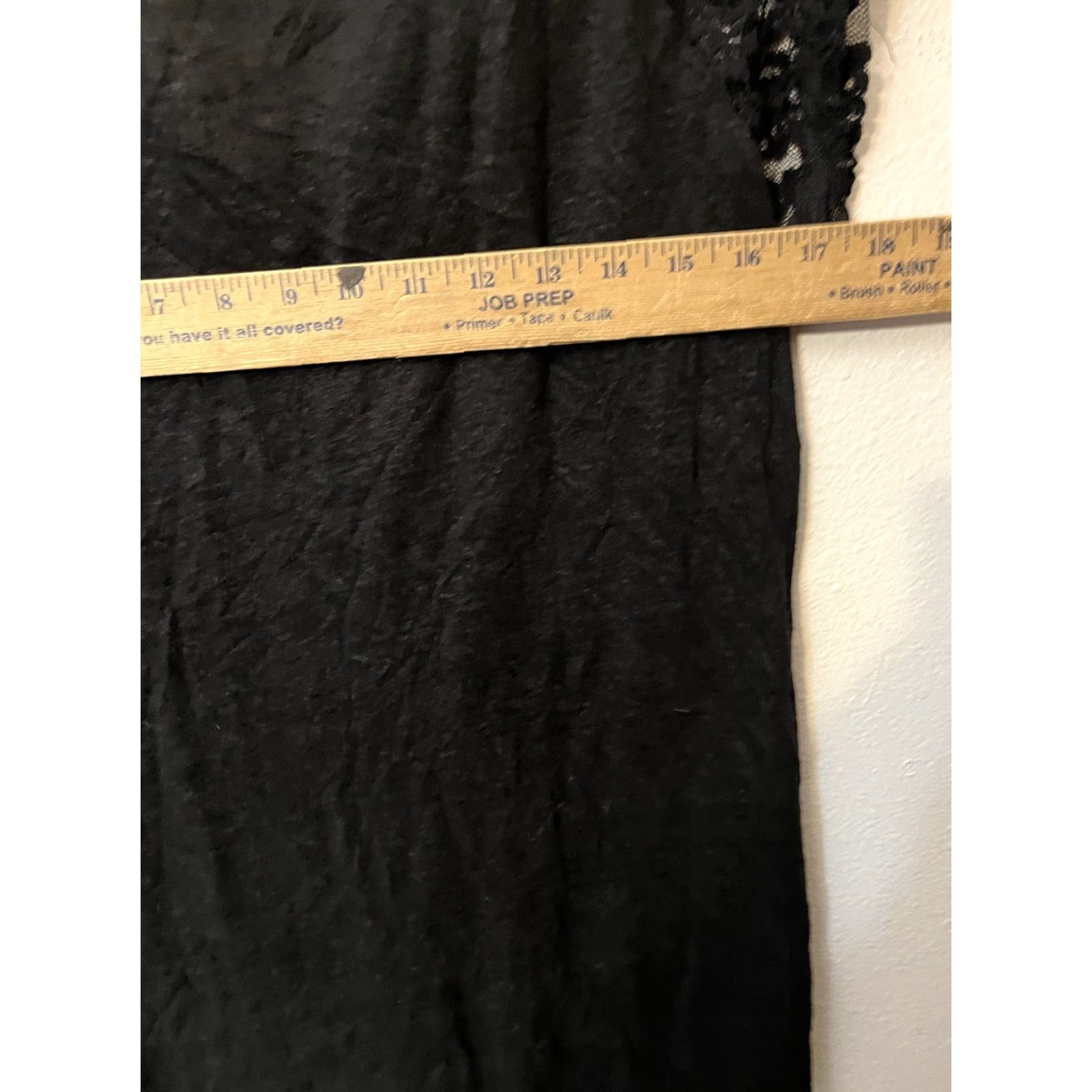H&M H&M Shirt Womens Medium Black Lace Short Sleeve Elevated Dressy Blouse Fitted Top Elegant Size M / US 6-8 / IT 42-44 - 5 Thumbnail