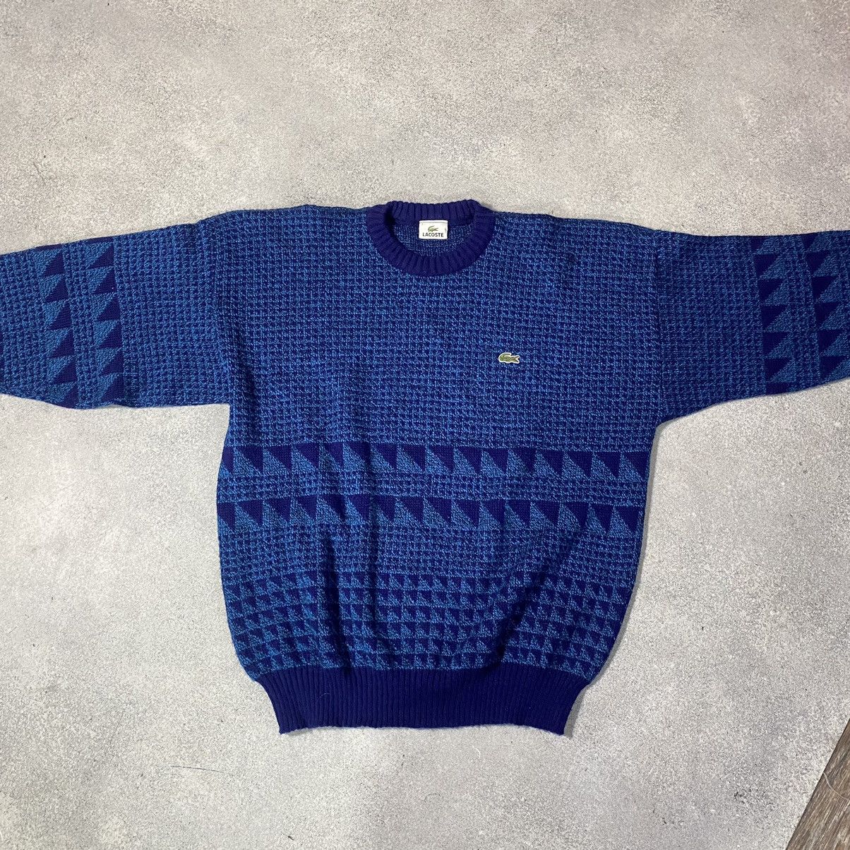 Lacoste Vintage Lacoste Sweater Wool Knit Baggy 90s Size US XXL / EU 58 / 5 - 4 Thumbnail