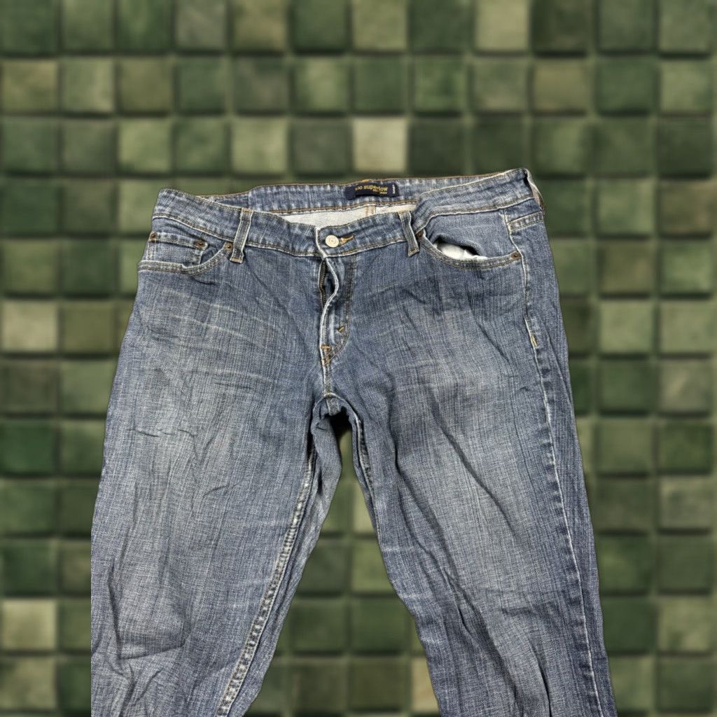 Levi's Levi's 524 Jeans Women's Regular Medium Wash Blue 15 M 33in Inseam Stretch 5-Pocket Denim Straight Size 36" / US 14 / IT 50 - 1 Thumbnail