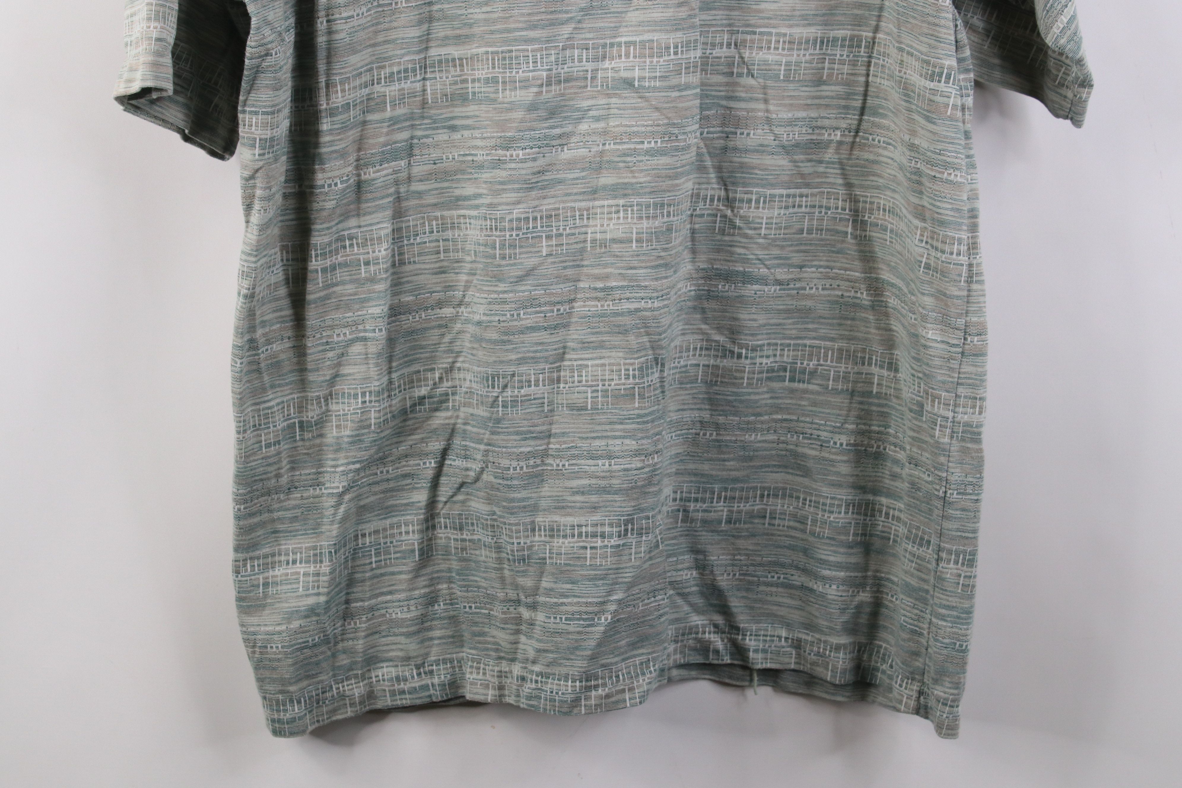 Vintage Vintage 90s Streetwear Striped Knit Collared Golf Polo Shirt Size US L / EU 52-54 / 3 - 12 Thumbnail