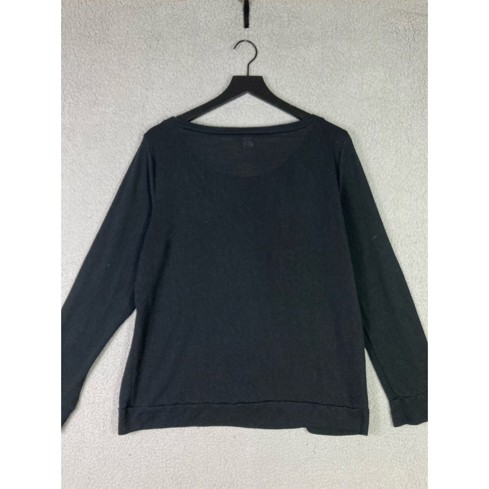 Victoria's Secret Victoria's Secret Black PJ Top Cozy Sleepwear L Womens PJs Size L / US 10 / IT 46 - 9 Thumbnail