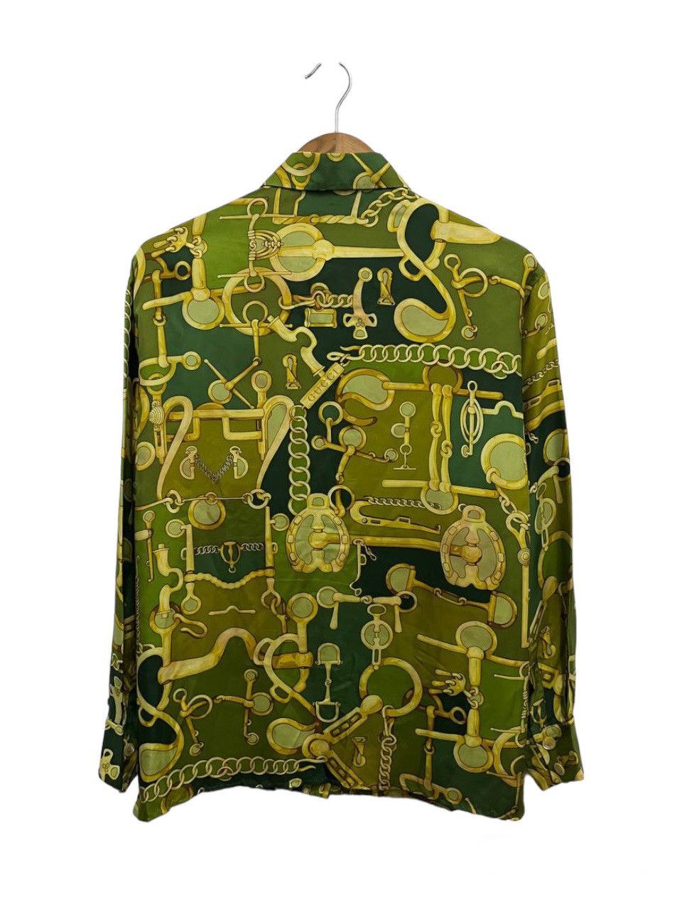 Gucci Vintage Gucci Silk Shirt Size M / US 6-8 / IT 42-44 - 2 Thumbnail