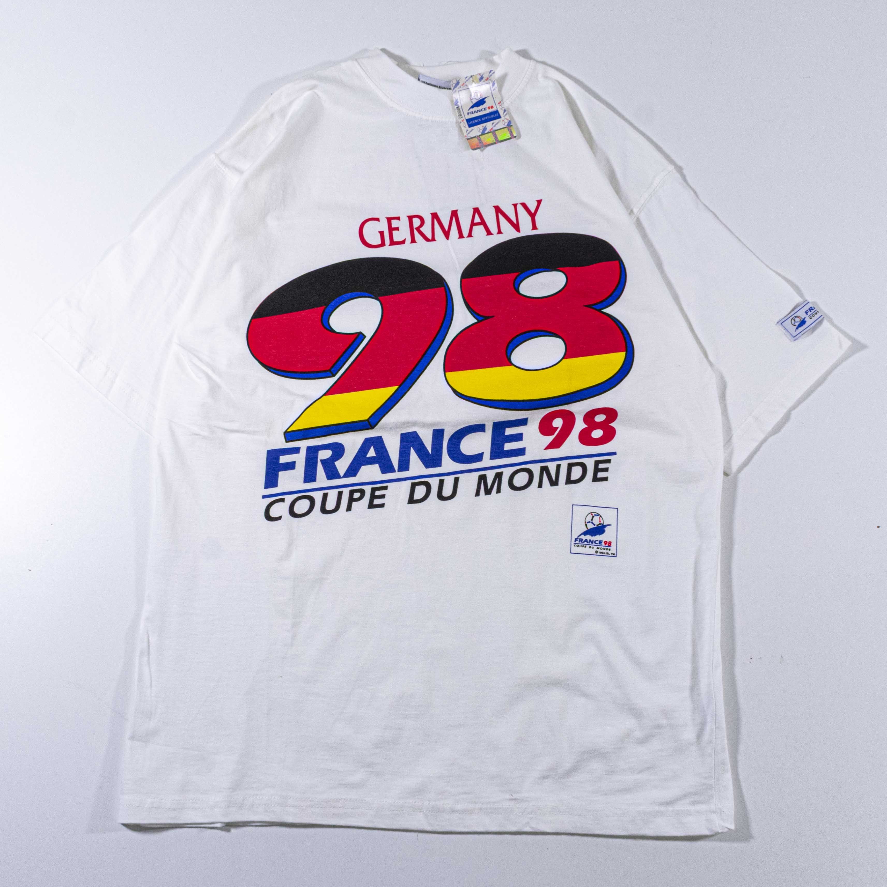 Vintage Vintage 1998 Germany World Cup T-Shirt France 98 Blokecore Size US L / EU 52-54 / 3 - 1 Thumbnail