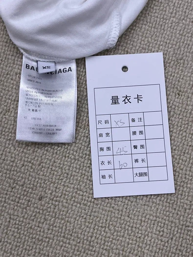 Balenciaga Balenciaga Slogan Logo Short Sleeve Size US XS / EU 42 / 0 - 5 Thumbnail