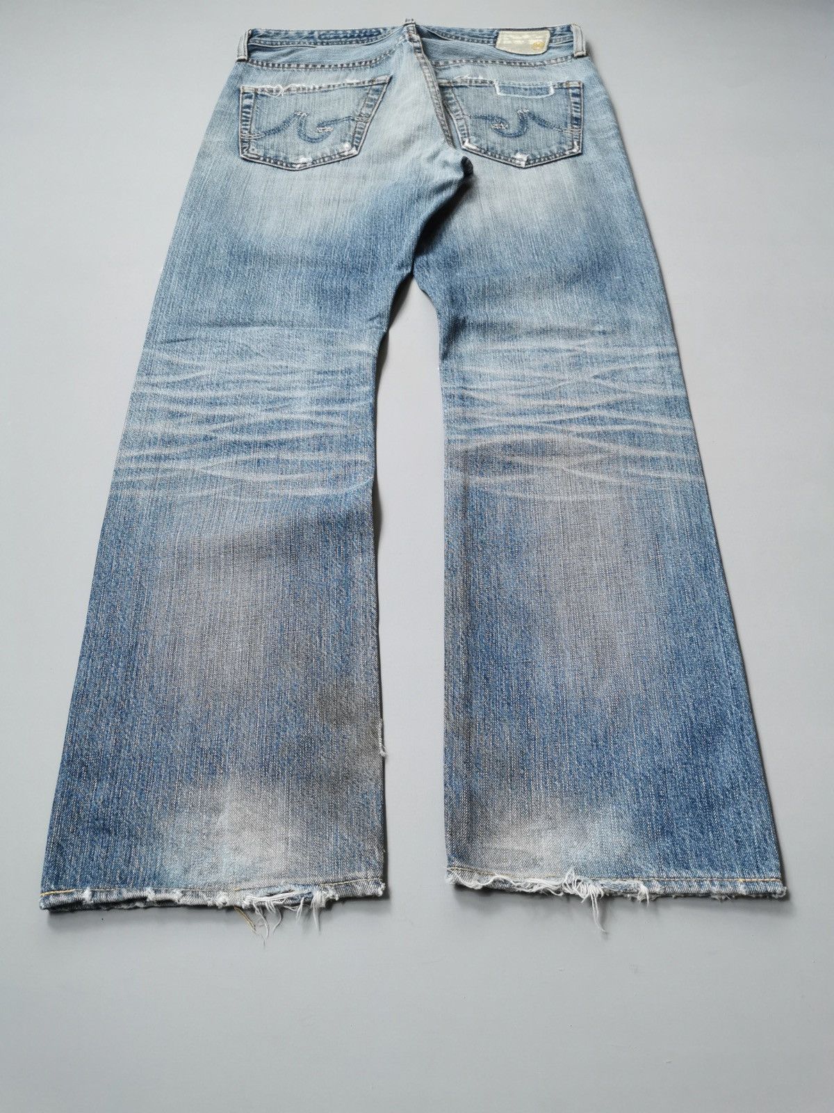 AG Adriano Goldschmied AG Adriano Goldschmied Distressed Jeans Size US 32 / EU 48 - 11 Thumbnail