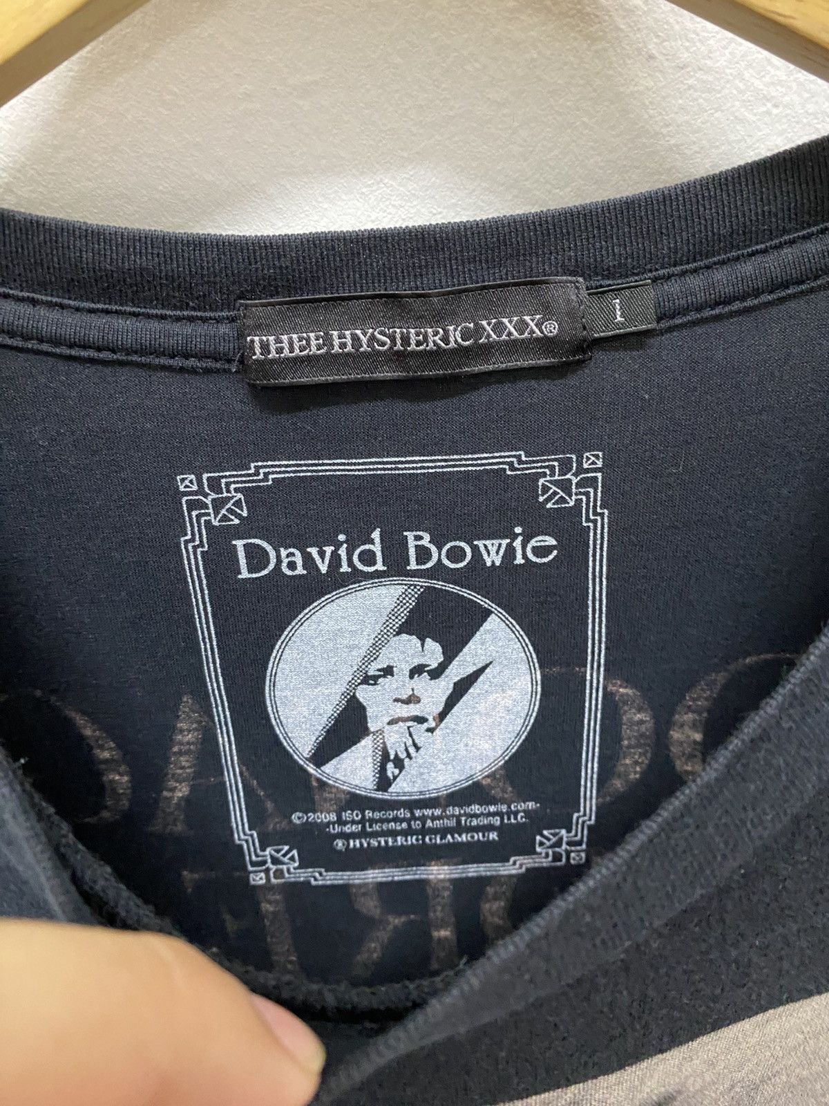 Band Tees × Hysteric Glamour × Japanese Brand Rare Histeric Glamour collaboration with david bowie Size US S / EU 44-46 / 1 - 7 Thumbnail
