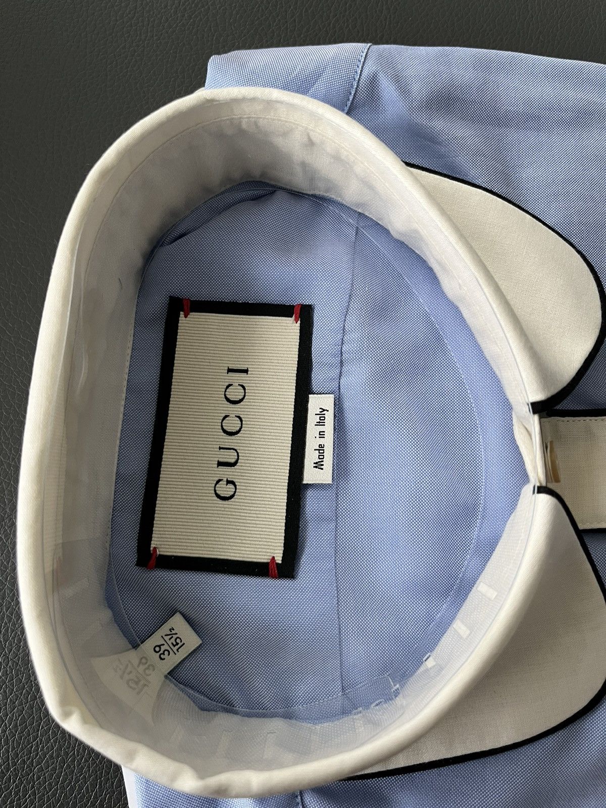 Gucci Rare Gucci Super Runway Oxford Ivory Shirt Brand New Size US L / EU 52-54 / 3 - 6 Thumbnail