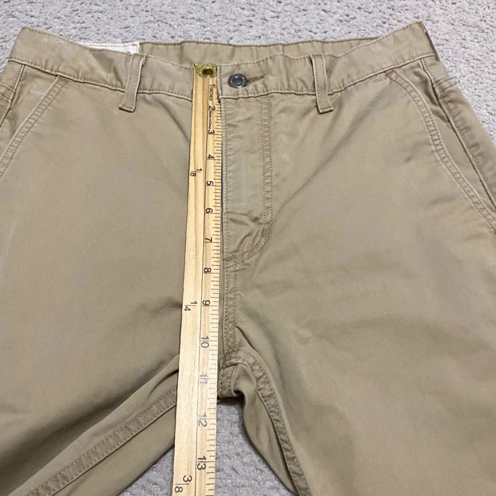 Levi's Levi's Jeans 30x32 Beige Slim Straight Mid Rise Denim 5-Pocket Mens Medium Wash 1847 Size US 30 / EU 46 - 5 Thumbnail