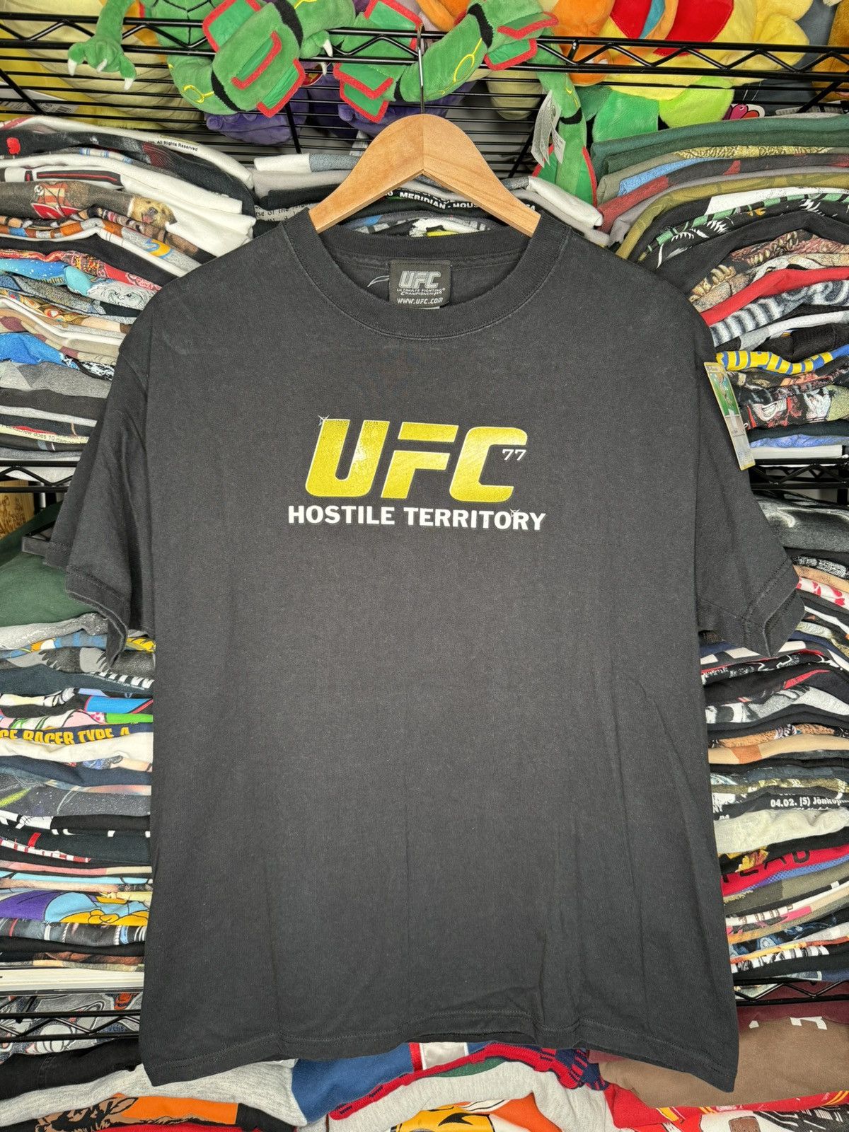 UFC × Vintage 2007 UFC 77 Silva vs Franklin Promo Card Large Graphic Tee Size US L / EU 52-54 / 3 - 3 Thumbnail