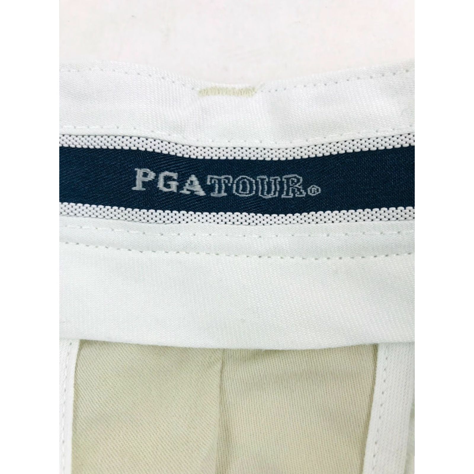 PGA Tour PGA TOUR Chino Golfing Shorts Men's Size 34 Khaki Outdoor Flat Front Pockets Size US 34 / EU 50 - 5 Thumbnail