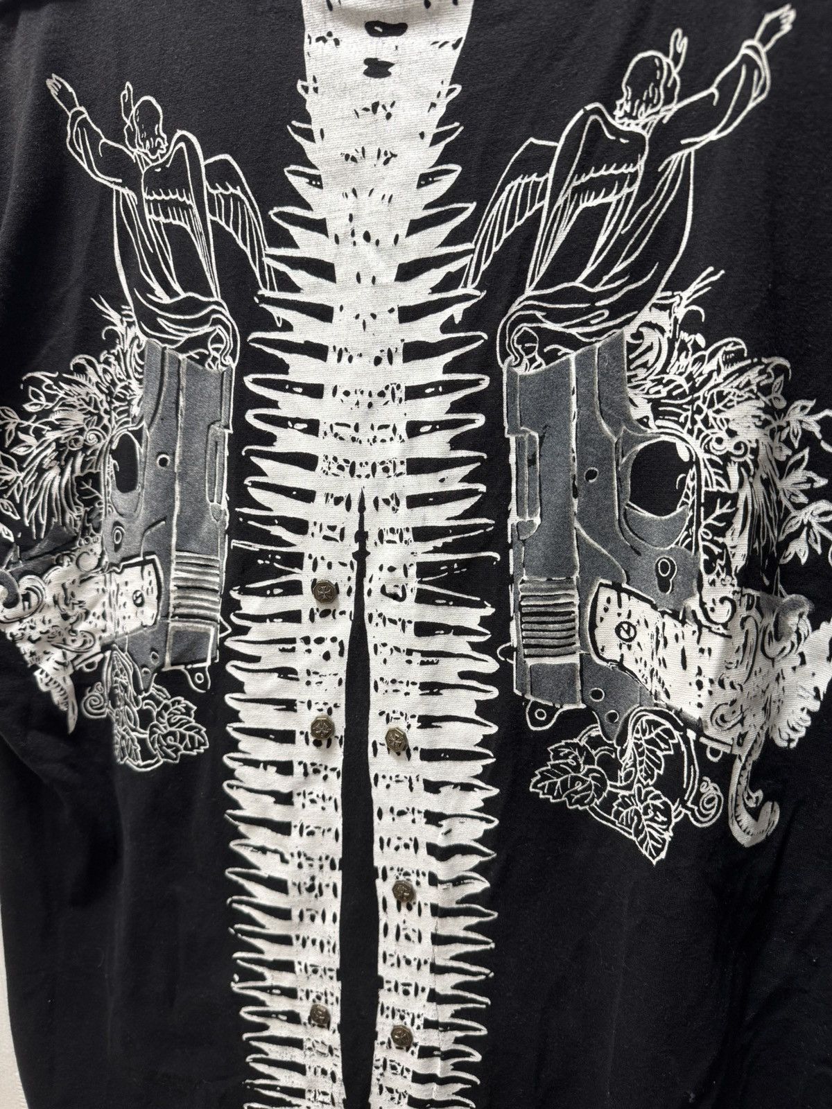 Affliction Affliction Black Label Y2K Gun Avant Garde T-Shirt Size US XL / EU 56 / 4 - 5 Thumbnail