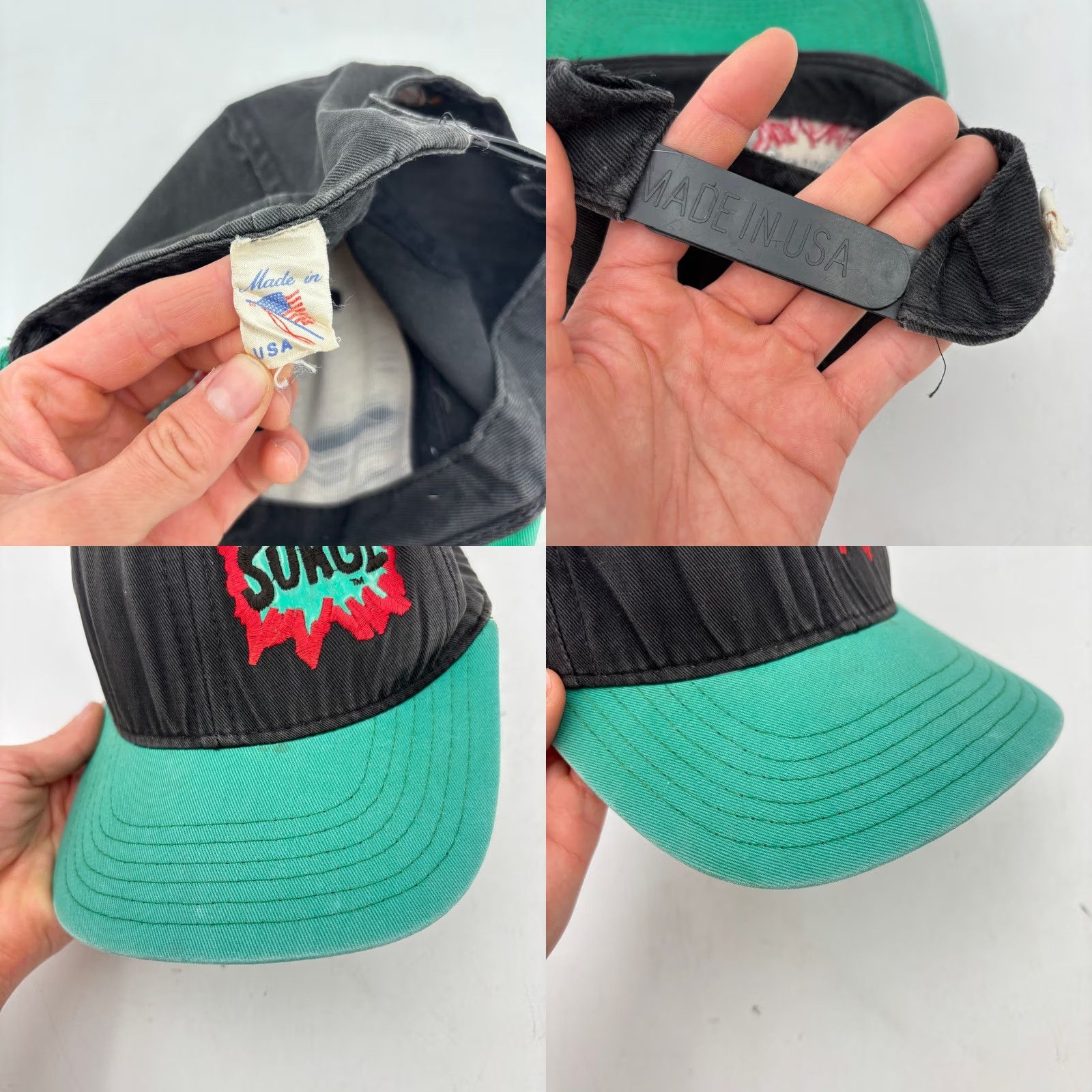 Vintage VINTAGE Surge Soda Baseball Cap Snapback Adjustable 90s Y2K Promo Mens Size ONE SIZE - 8 Thumbnail