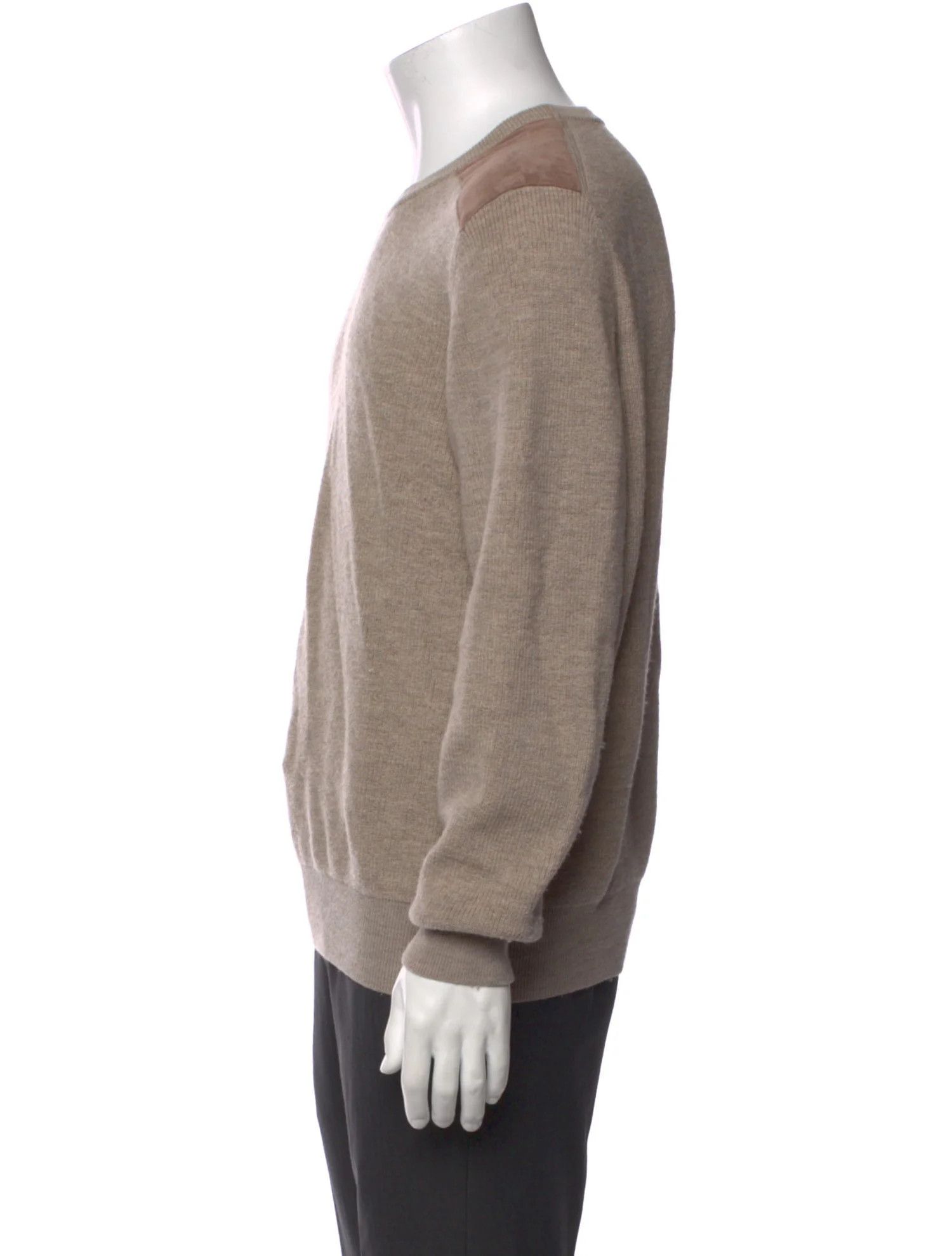 Bruno Magli Merino Wool Crew Neck Pullover Size US M / EU 48-50 / 2 - 2 Thumbnail