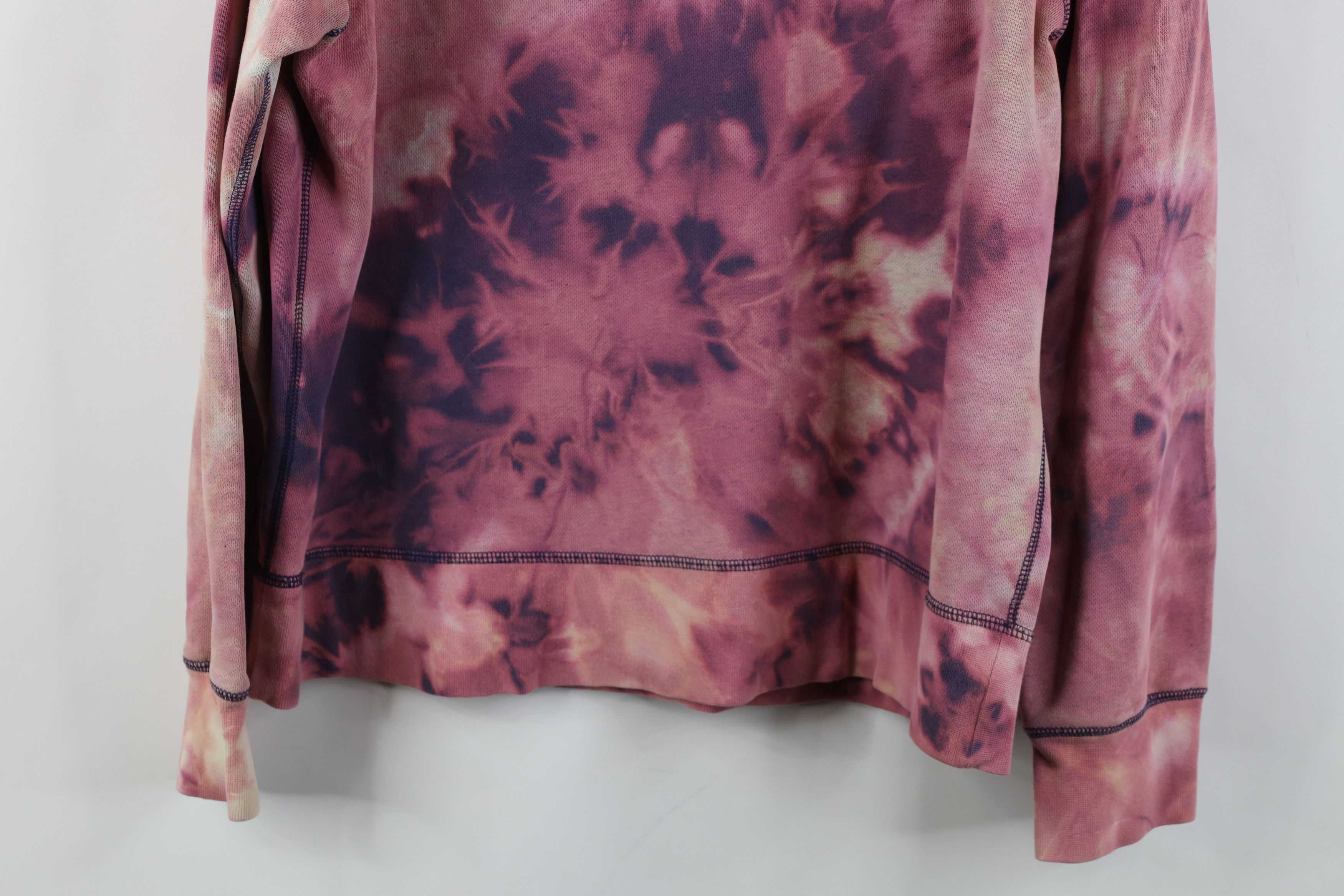 Nike Vintage Y2K Nike Big Swoosh Acid Wash Hoodie Sweatshirt Size US L / EU 52-54 / 3 - 14 Thumbnail