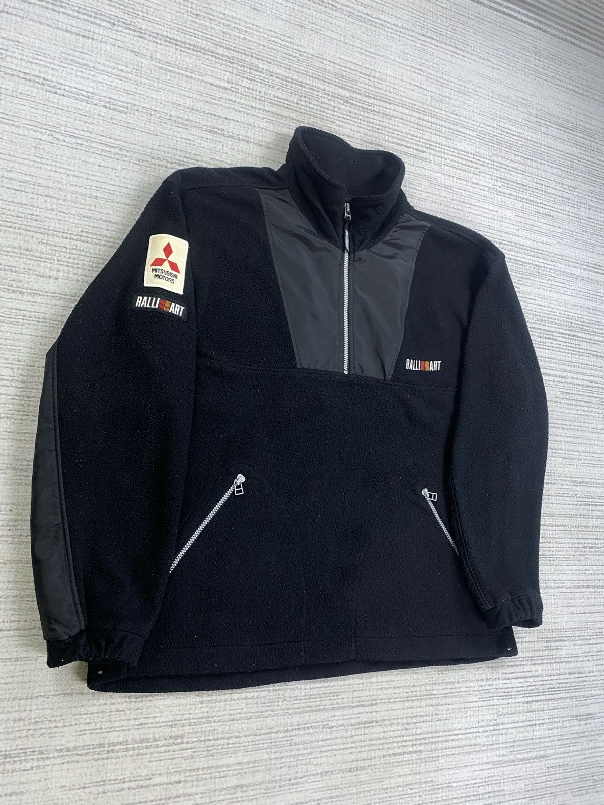 ICON Motorsports 90s Mitsubishi Ralli Art Embroidery Logo Half Zipper Jacket Size US XL / EU 56 / 4 - 4 Thumbnail