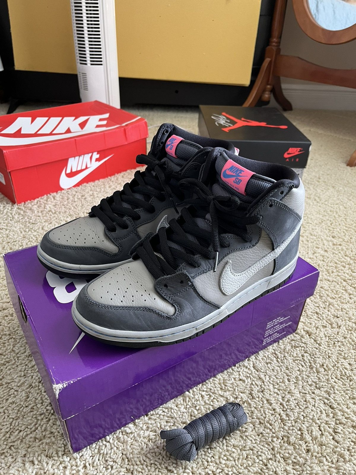 Nike Nike sb dunk high medium grey Size US 8.5 / EU 41-42 - 4 Thumbnail