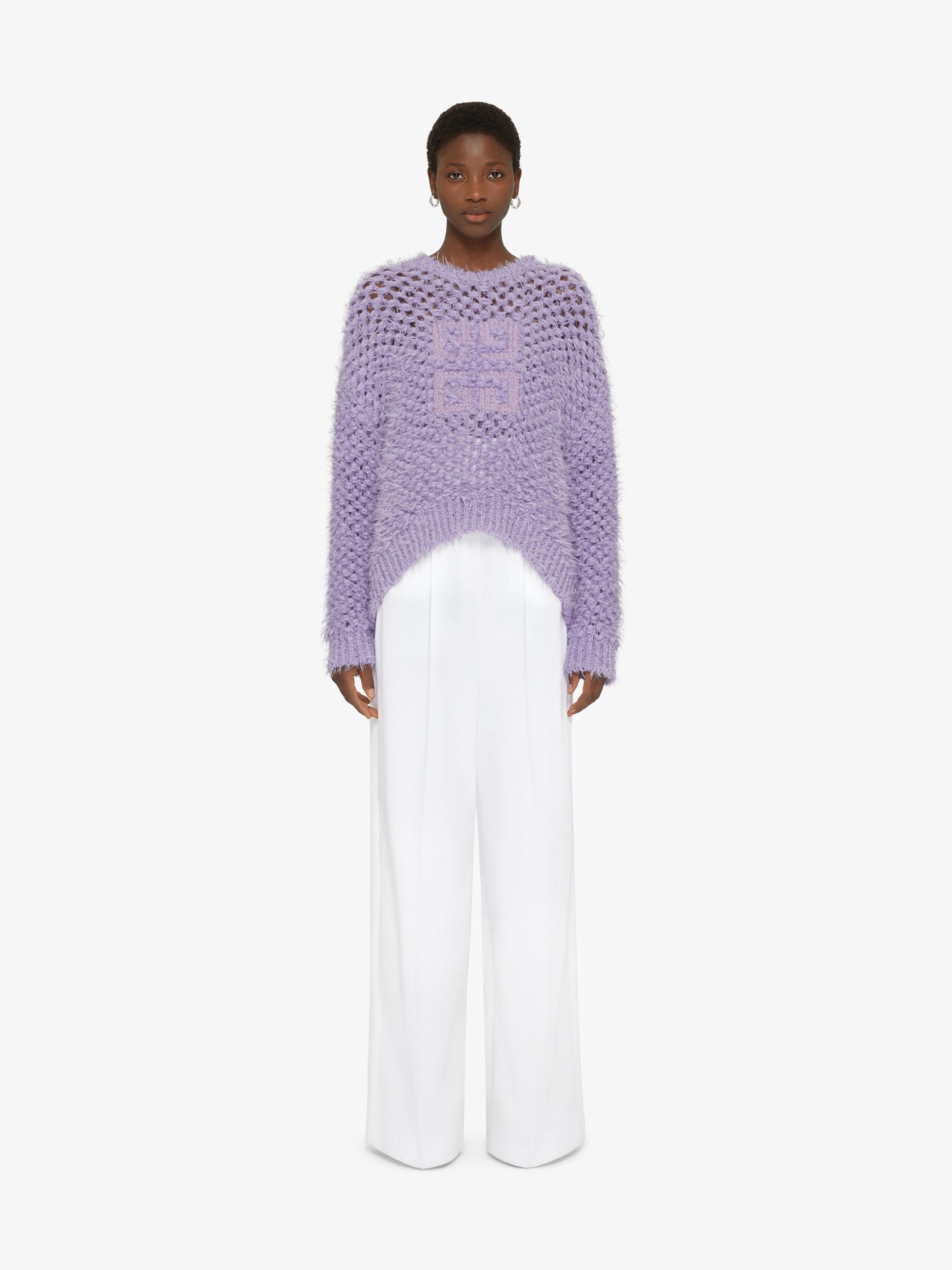 Givenchy oc11z0725 Sweater in Lavender Size XS / US 0-2 / IT 36-38 - 2 Thumbnail