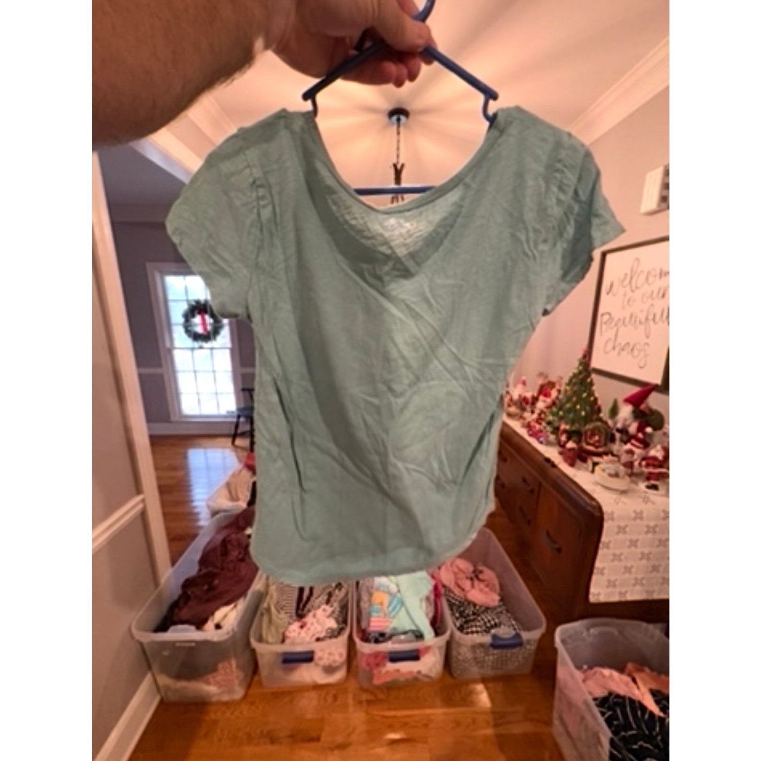 Loft LOFT Outlet Teal Short Sleeve Tee Women’s Medium M 8 10 Size M / US 6-8 / IT 42-44 - 3 Thumbnail