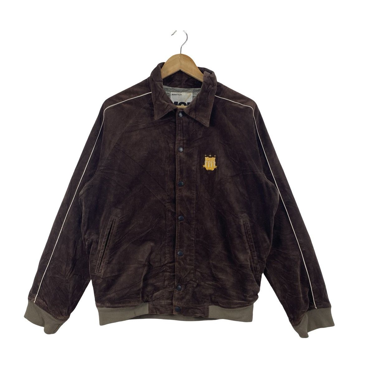 Vintage Vintage 1998 RARE MOBSTYLES Japanese Streetwear Velvet Size US M / EU 48-50 / 2 - 4 Thumbnail