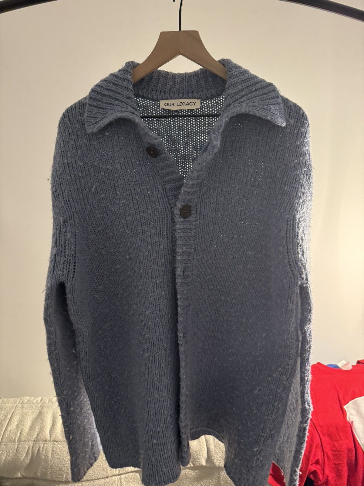Our Legacy Our legacy baby blue cardigan Size US S / EU 44-46 / 1 - 1 Thumbnail
