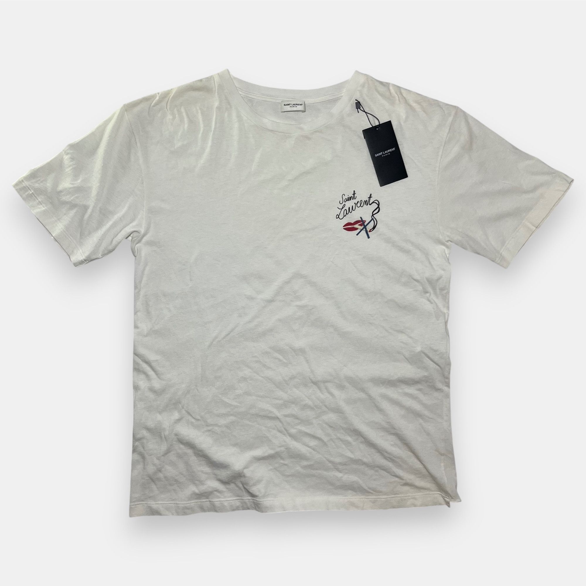 Saint Laurent Paris SLP Blood Luster Tee | Grailed