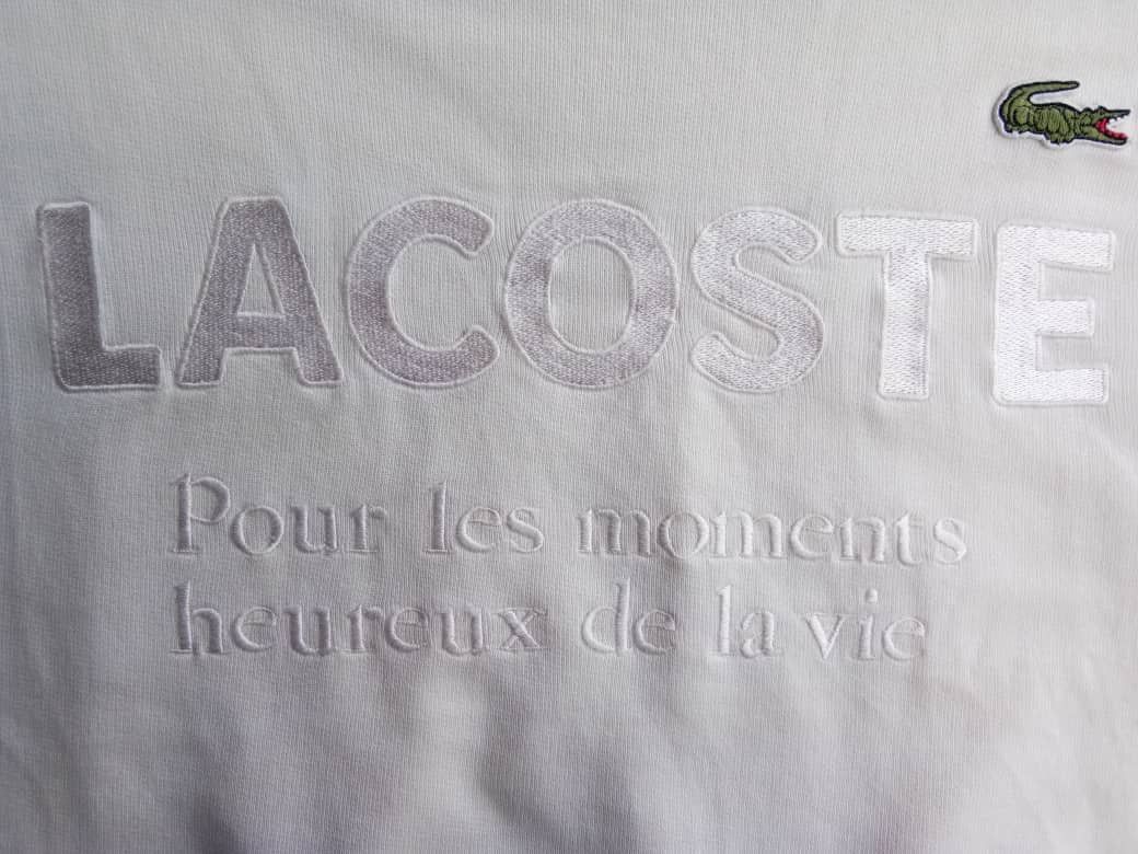 Japanese Brand × Lacoste × Vintage Vintage Chemise Lacoste Pour Les Moments Hereux De La Vie Size US XL / EU 56 / 4 - 7 Thumbnail
