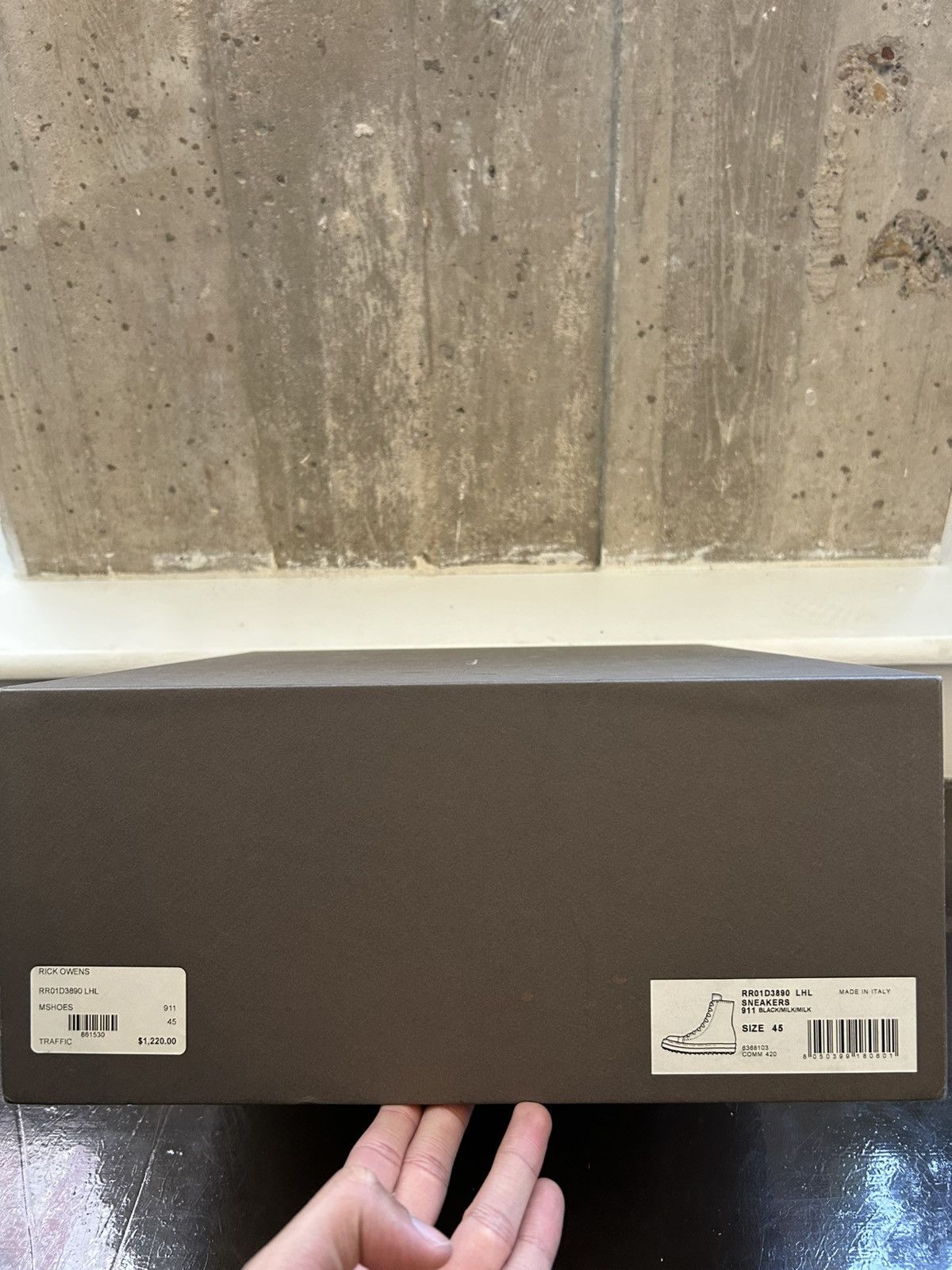 Rick Owens NEW RICK OWENS PONY HAIR RAMONE HIGH Size US 12 / EU 45 - 9 Thumbnail
