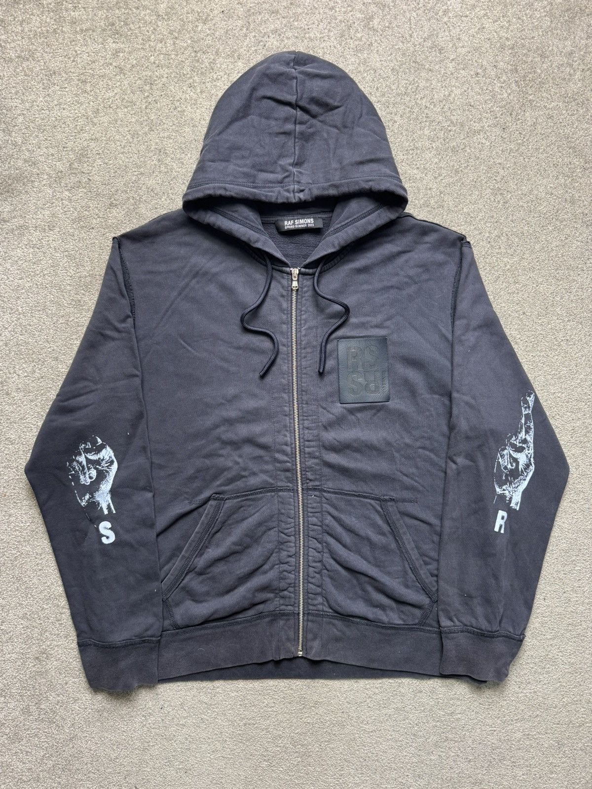 Raf Simons 1997 Rare Asymmetrical Zip Jacket | Grailed