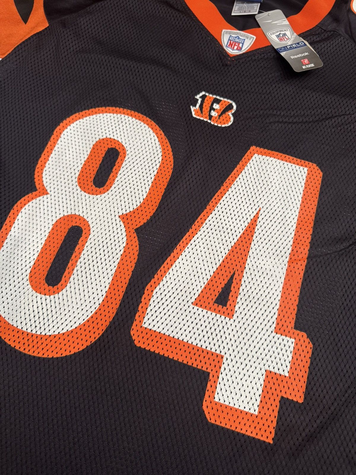 Reebok Jermaine Gresham #84 Cincinnati Bengals NFL On Field Jersey Size US L / EU 52-54 / 3 - 3 Thumbnail
