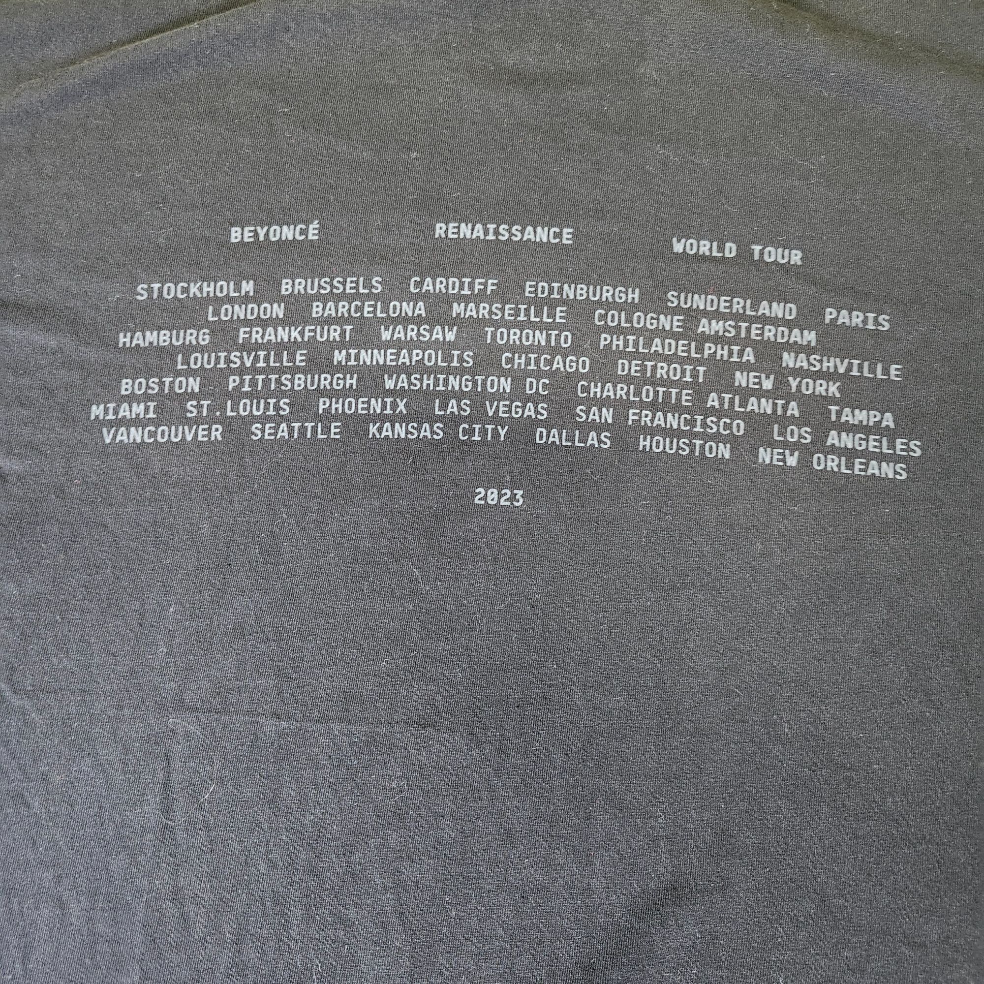Other Beyoncé Renaissance World Tour 2023 Medium T-Shirt Size US M / EU 48-50 / 2 - 5 Thumbnail
