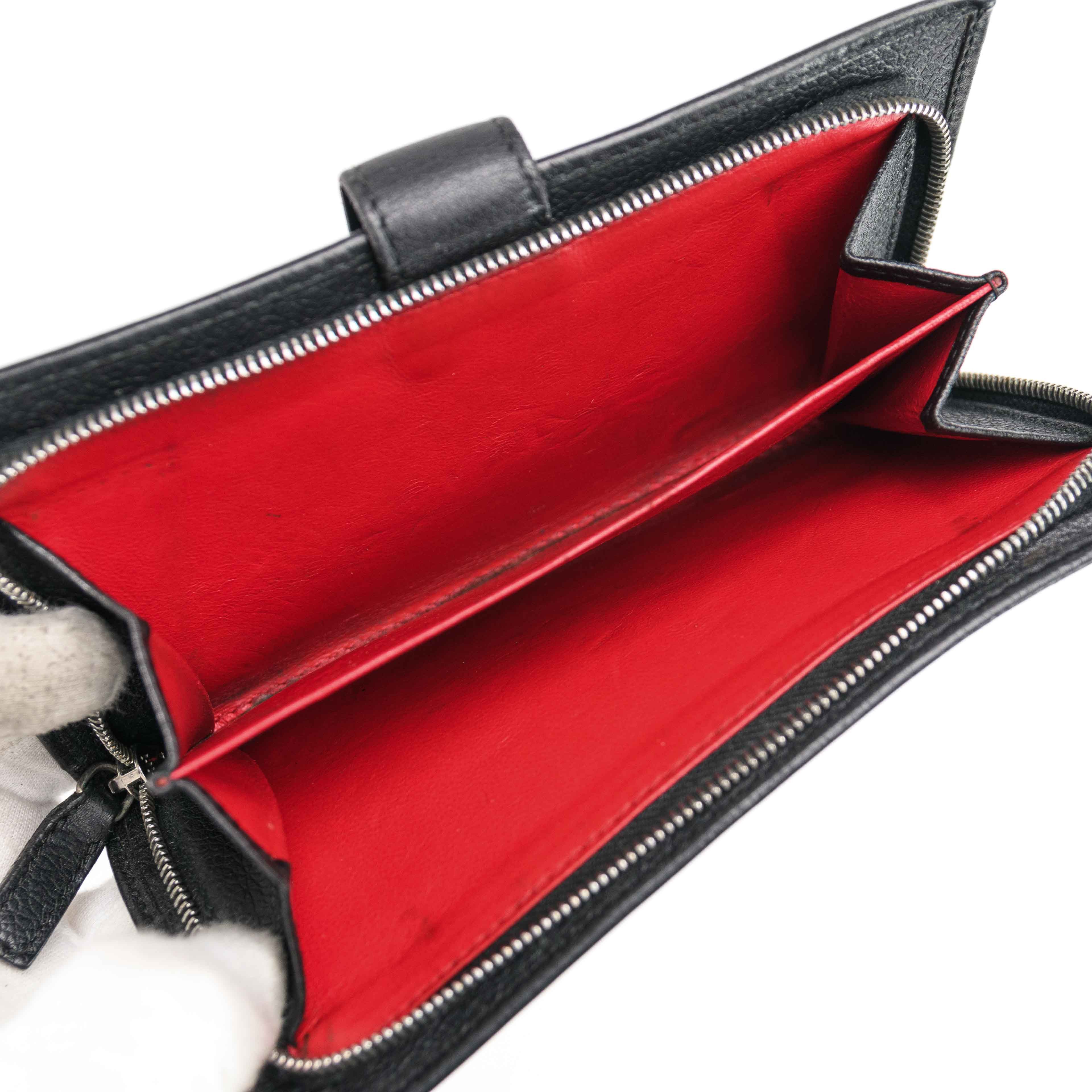 Bvlgari BVLGARI Black Leather Bi-fold Continental Wallet Size ONE SIZE - 15 Thumbnail