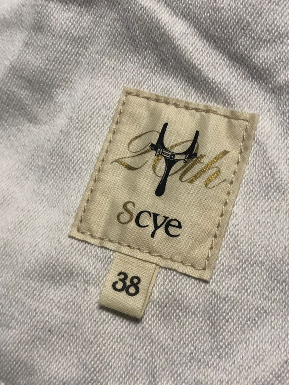SCYE Scye Masterpiece Cotton Linen Cropped Jacket In White Size XS / US 0-2 / IT 36-38 - 9 Thumbnail