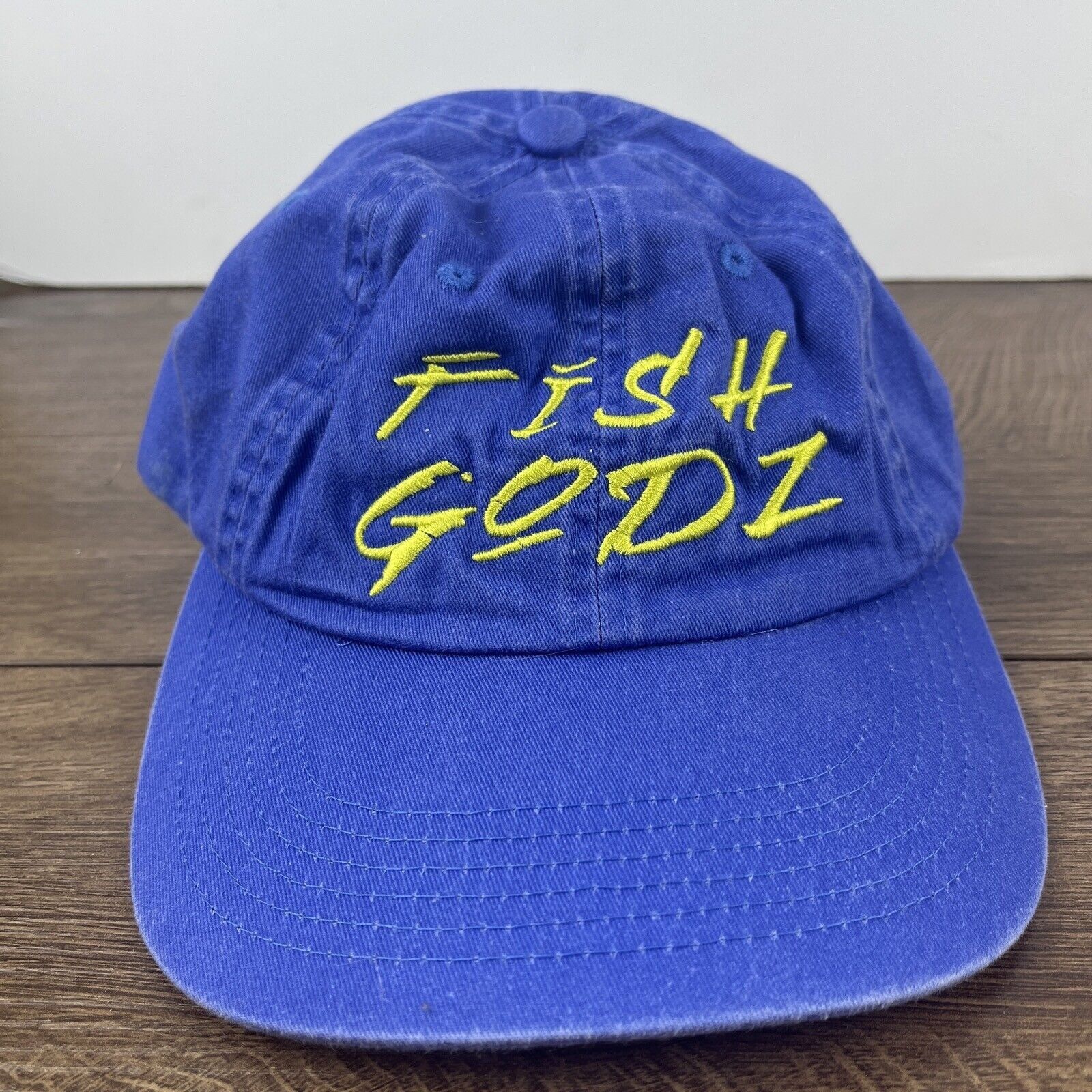 Other Fish Godz Hat Blue Hat Adjustable Adult Size Blue Hat Cap Size ONE SIZE - 3 Thumbnail