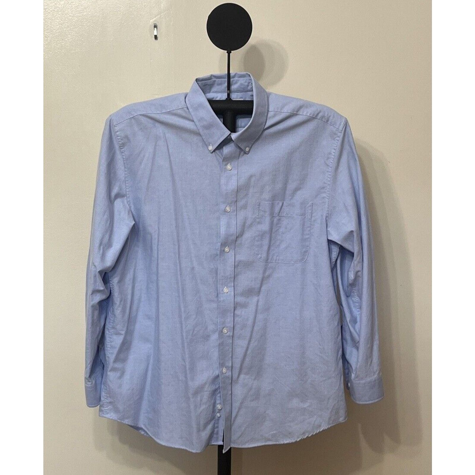 Saddlebred Saddlebred Oxford Blue Button Down Shirt - Size 17.5 34/35 Size US XL / EU 56 / 4 - 1 Thumbnail