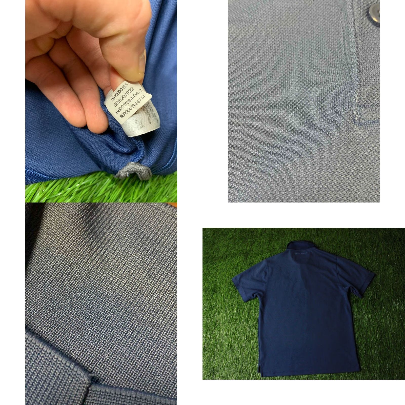 Under Armour UNDER ARMOUR HEATGEAR Polo Shirt Men 2011 Size M Navy Blue Short Sleeve Classic Fit Shirt Size US M / EU 48-50 / 2 - 8 Thumbnail