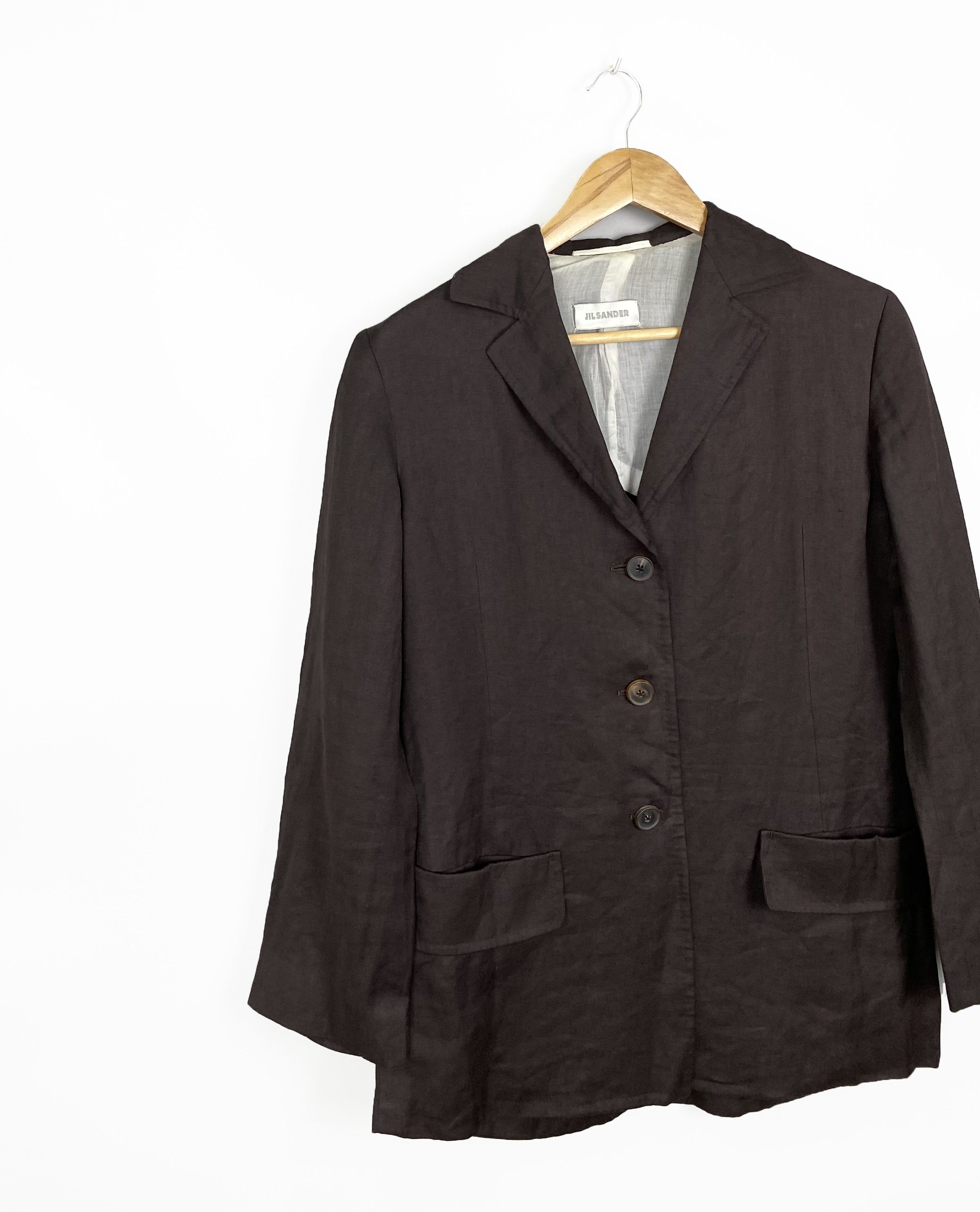 Jil Sander Jil Sander Vintage Lino Blazer Jacket Made in Italy Size 40 Size S / US 4 / IT 40 - 2 Thumbnail