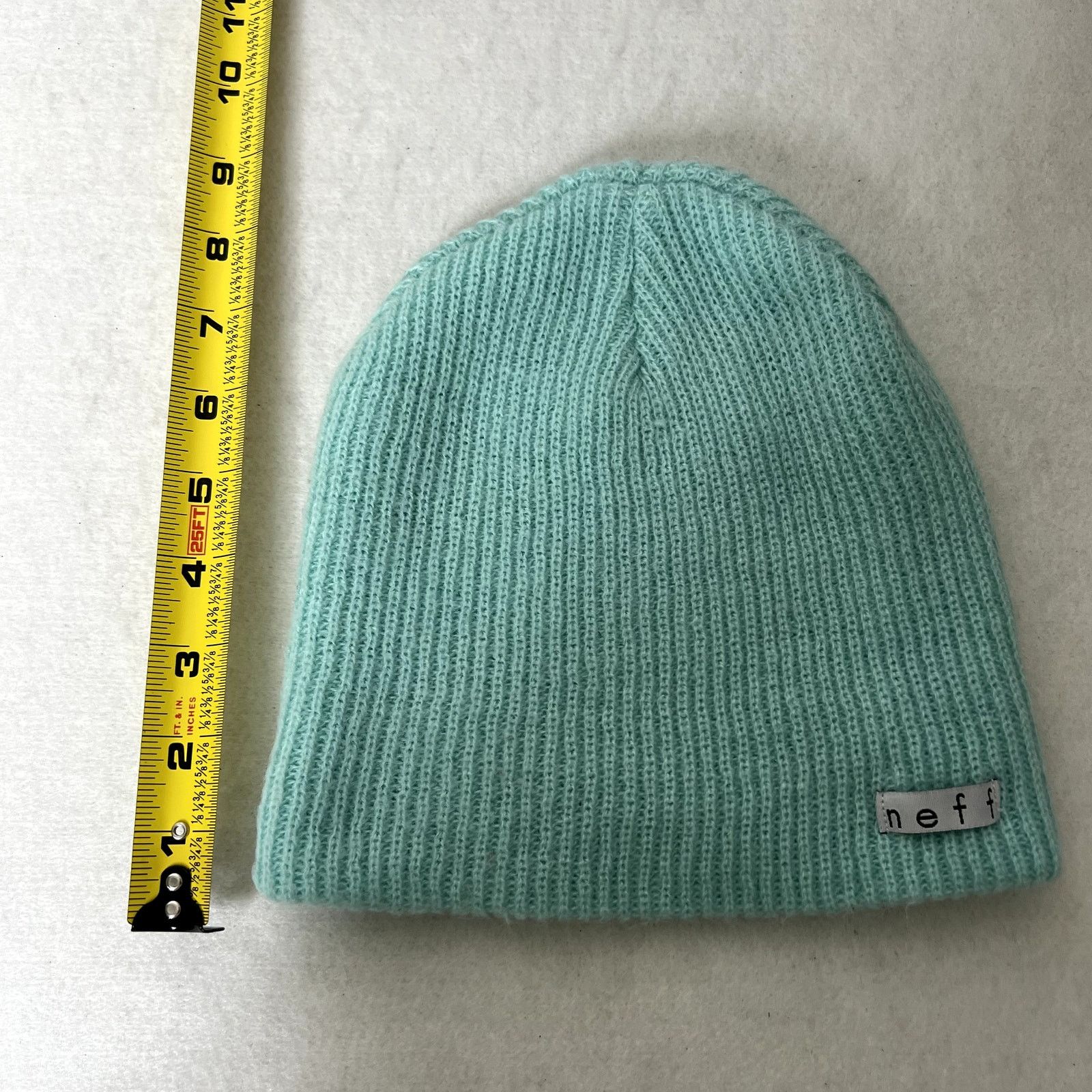 NEFF Neff Blue Knit Beanie Hat Size ONE SIZE - 6 Thumbnail
