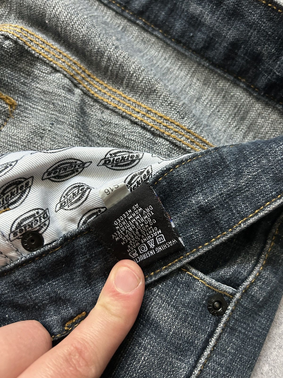 Dickies Vintage Dickies jeans made in usa distressed dark blue Size US 34 / EU 50 - 6 Thumbnail