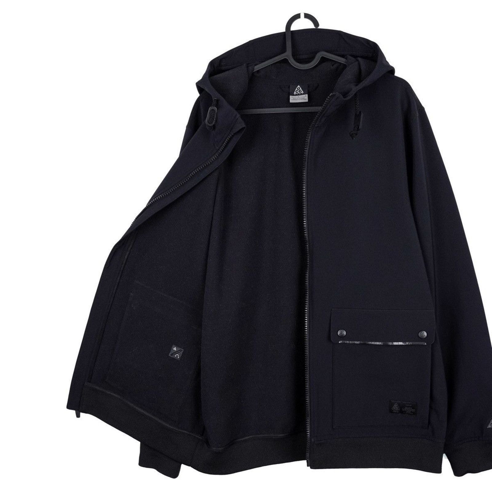 Nike ACG Nike ACG Black Softshell Tech Windproof Hooded Zip Jacket Size US L / EU 52-54 / 3 - 9 Thumbnail