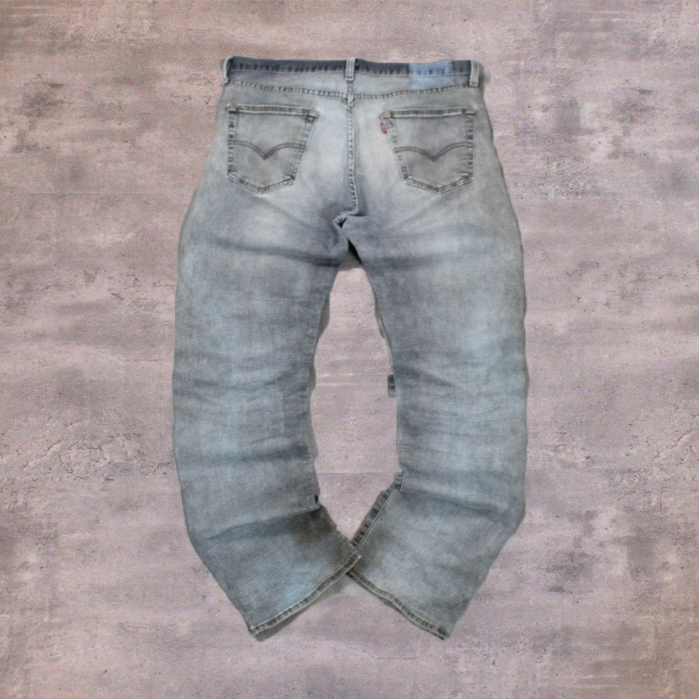 Levi's Vintage Clothing Y2K 2000's Levis 501 Overdyed Relax Straight Denim Pant's Size US 34 / EU 50 - 2 Thumbnail