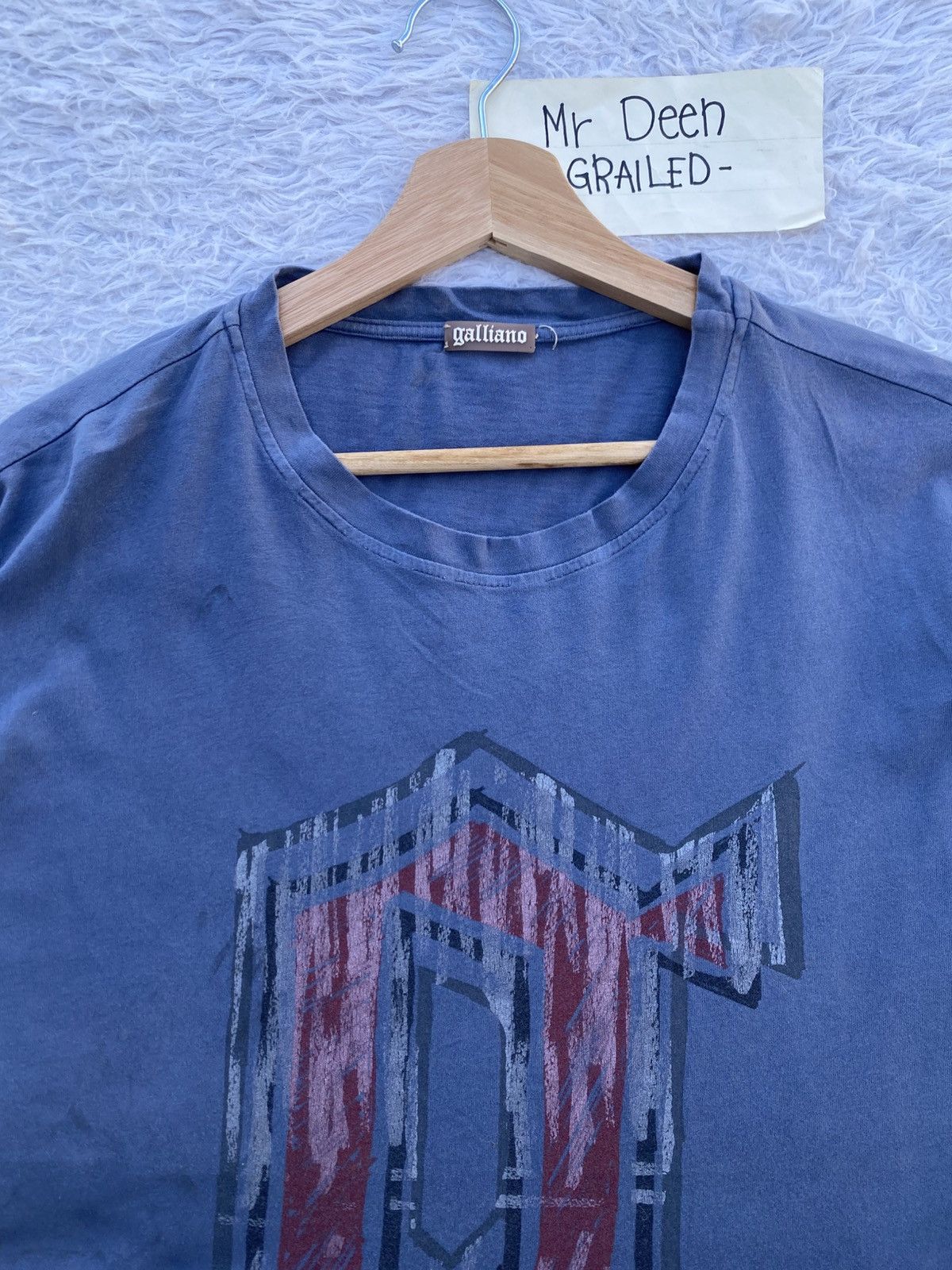 John Galliano Rare Vintage John Galliano Big Logo Printed Longsleeve Tee Size US L / EU 52-54 / 3 - 9 Thumbnail
