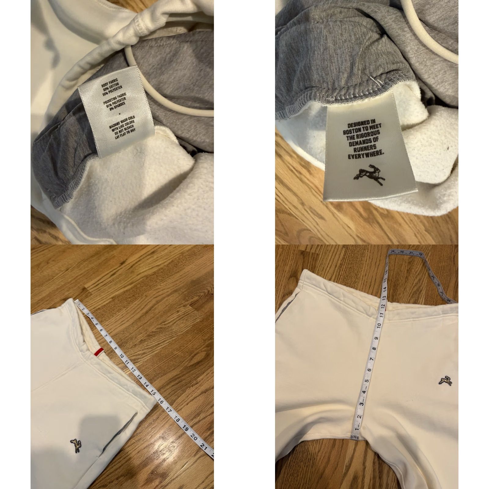 Vintage Tracksmith Pants Men’s Small Trackhouse Joggers Sweatpants Drawstring White Size US 29 - 9 Thumbnail