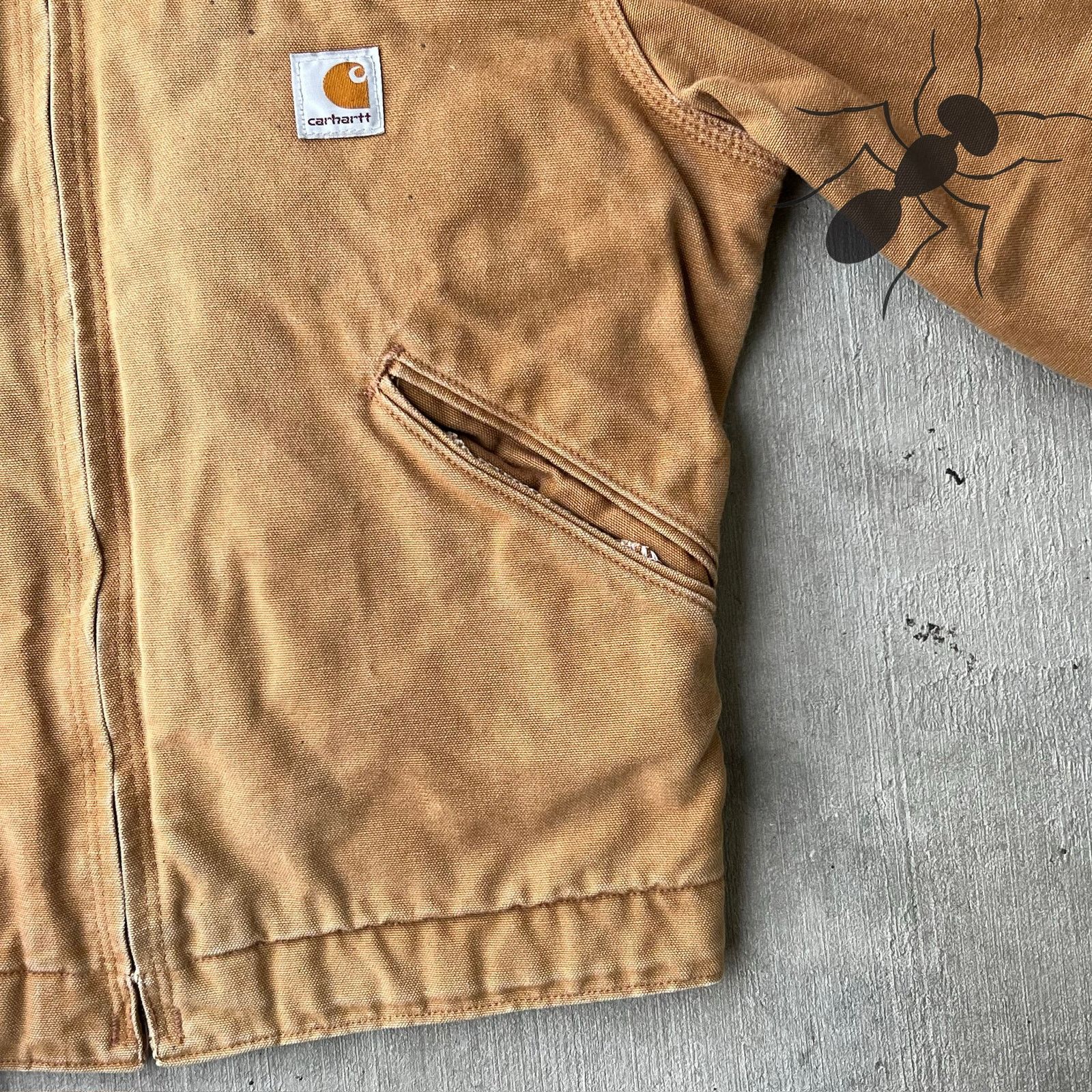 Carhartt × Vintage Carhartt J01 BRN brown detroit work wear jacket Size US S / EU 44-46 / 1 - 3 Thumbnail