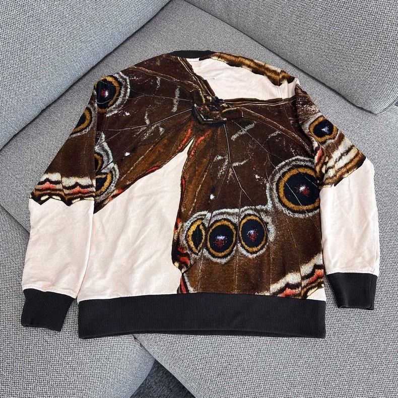 Givenchy Givenchy Butterfly Printed Crewneck Sweatshirt Size US XS / EU 42 / 0 - 2 Thumbnail