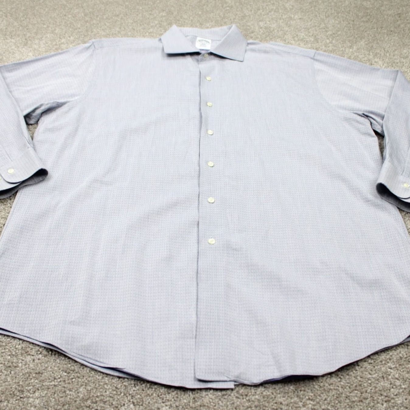 Brooks Brothers Brooks Brothers Regent Dress Shirt Mens 17 1/2 Blue All Cotton L/S Button-Down Non-Iron Regular Size Type Shirt Men Size US XXL / EU 58 / 5 - 3 Thumbnail
