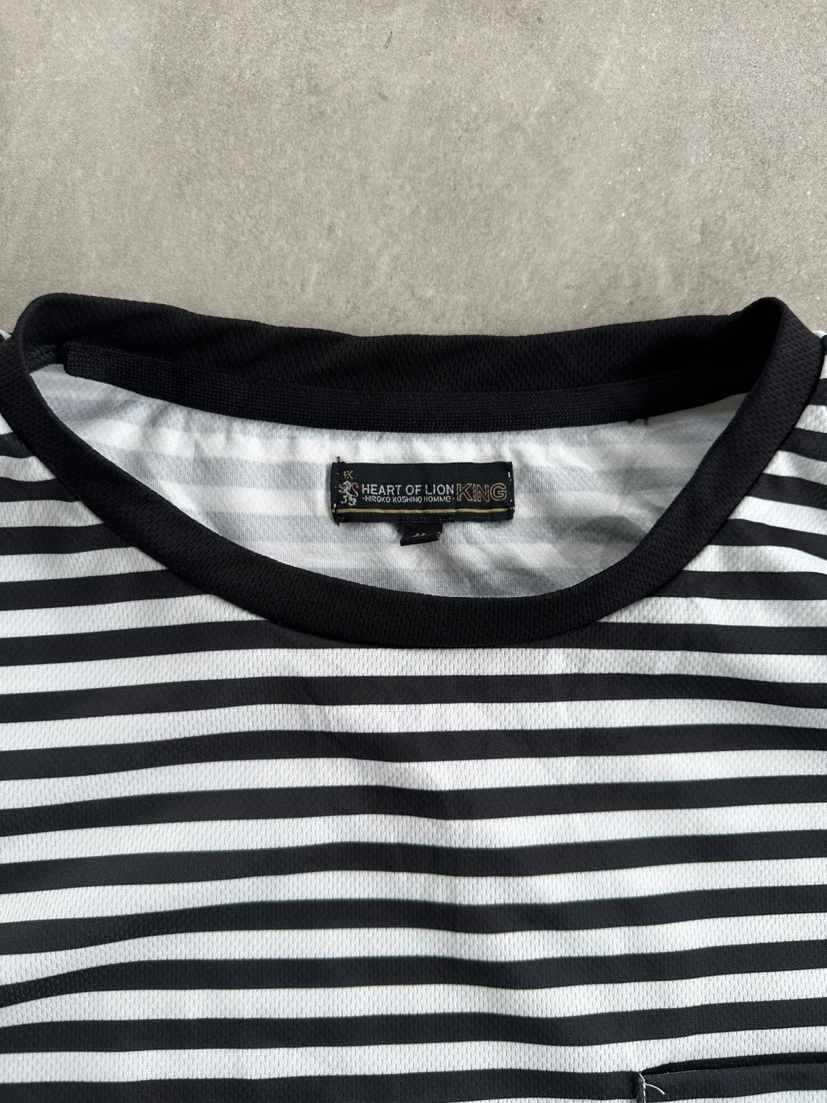 Hiroko Koshino Homme HEART OF LION KING HIROKO KOSHINO STRIPES STREET JERSEY Size US XXL / EU 58 / 5 - 2 Thumbnail