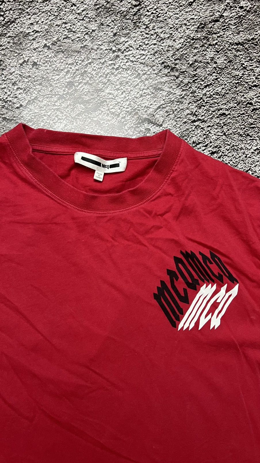 McQ Alexander McQueen Alexander McQueen MCQ big logos vintage tee Size US L / EU 52-54 / 3 - 4 Thumbnail