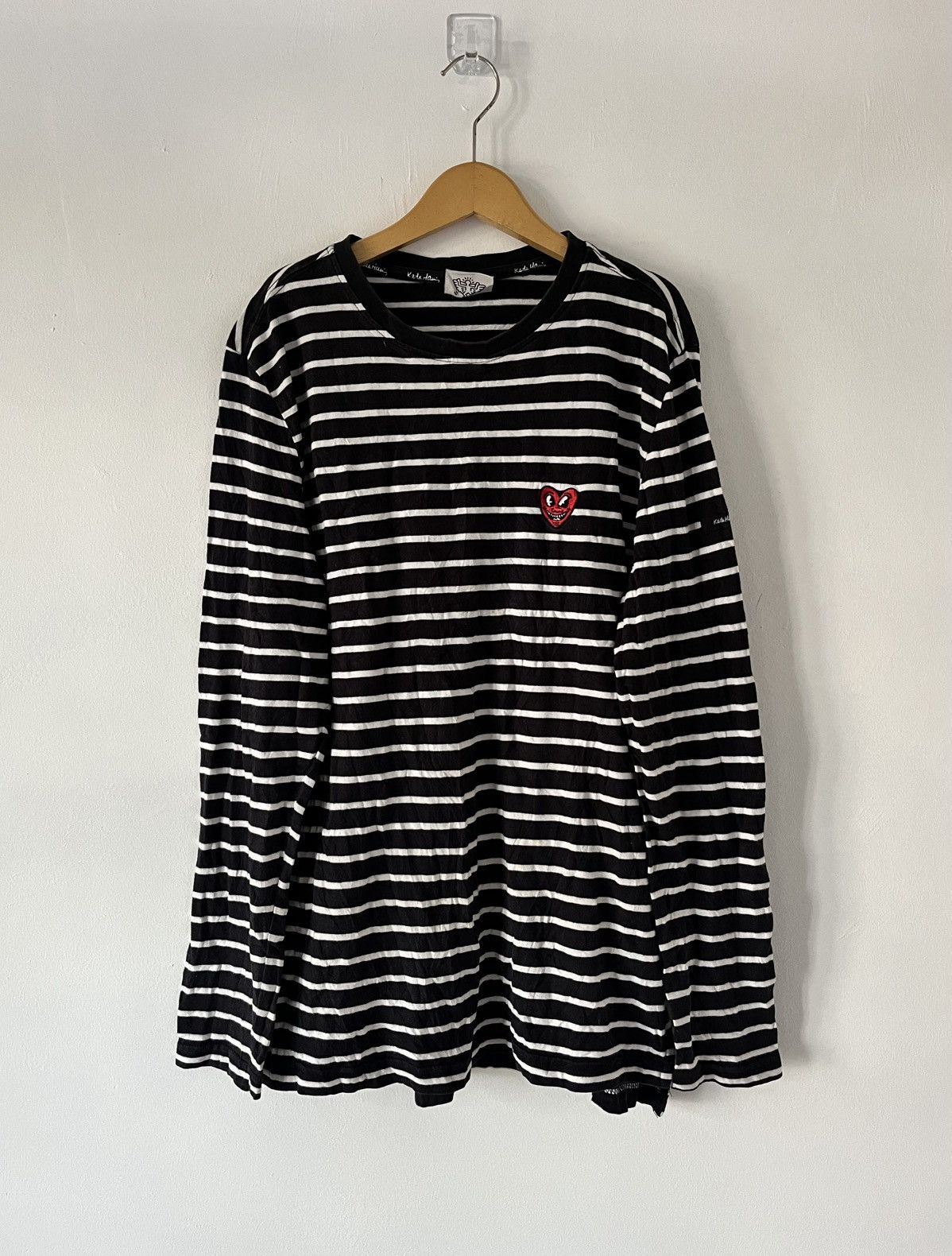 Keith Haring 2020 Keith Haring Love Logo Stripe Long Sleeve Size US M / EU 48-50 / 2 - 1 Thumbnail