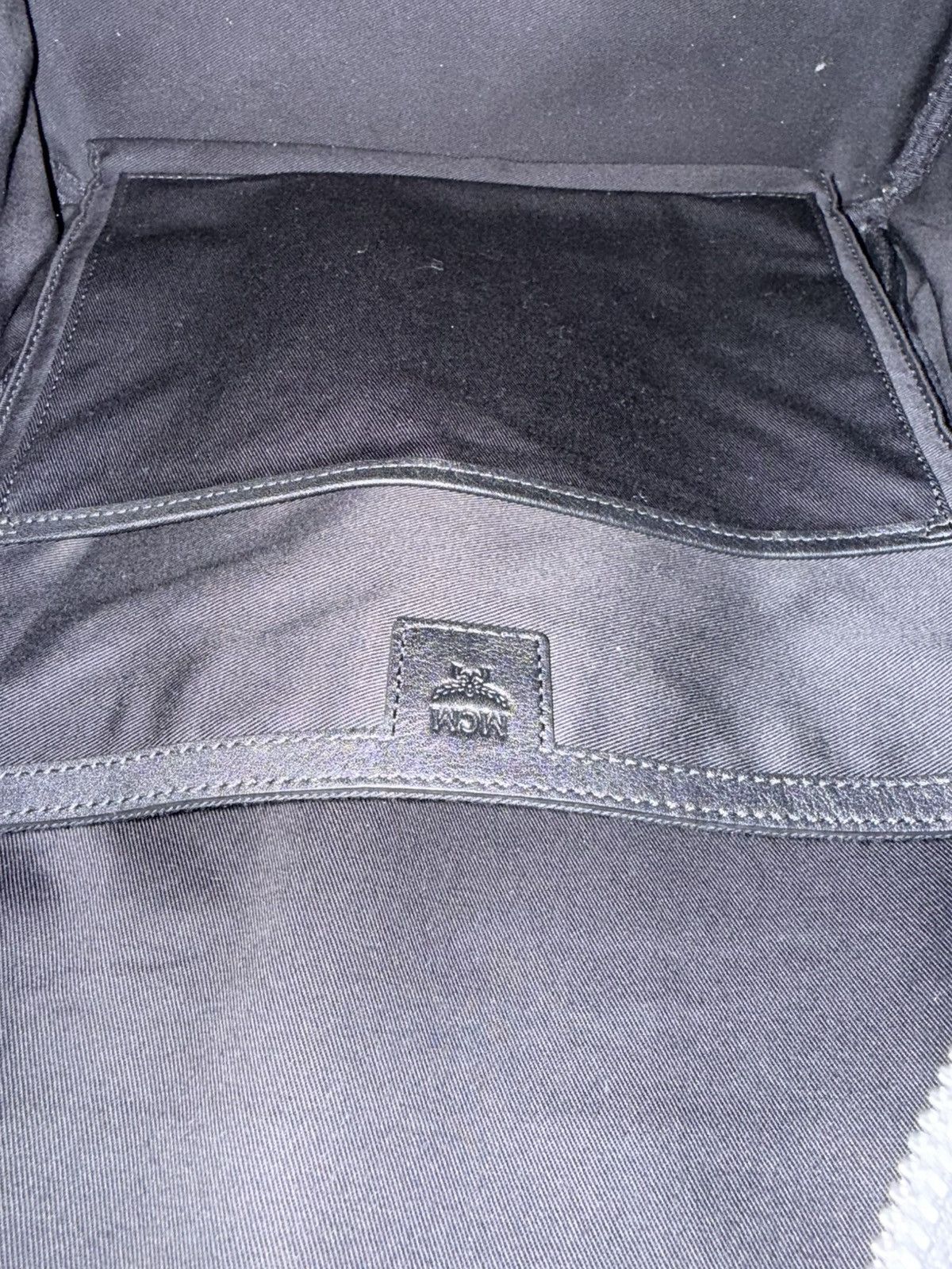 MCM MCM Geometric Chevron Visetos Backpack | Leather Trim | Lot Size ONE SIZE - 8 Thumbnail